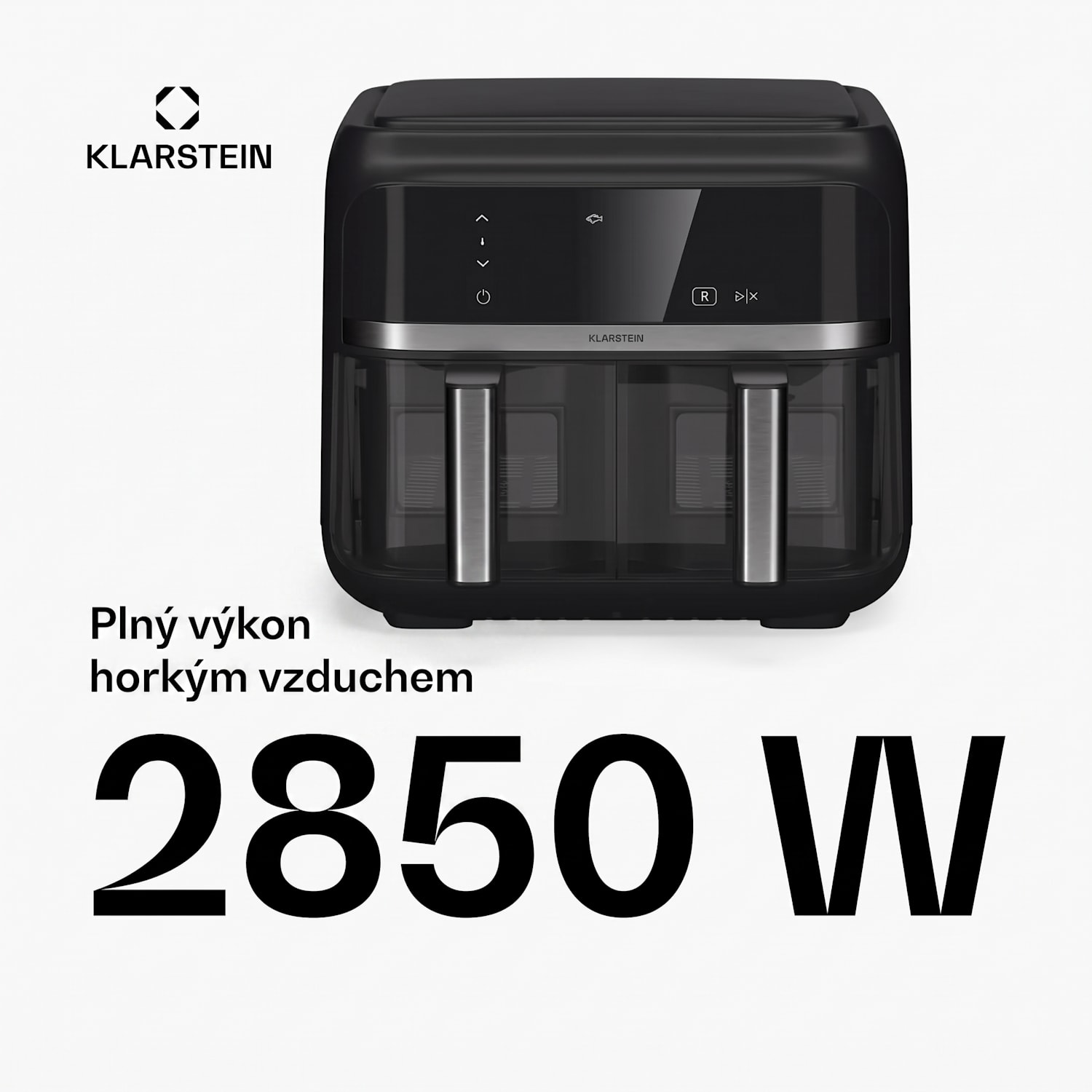 VitaFry Duo Skylight, horkovzdušná fritéza, 7,6 l, 2 varné zóny, 6 programů VitaFry Duo Elegance | 7,6 L