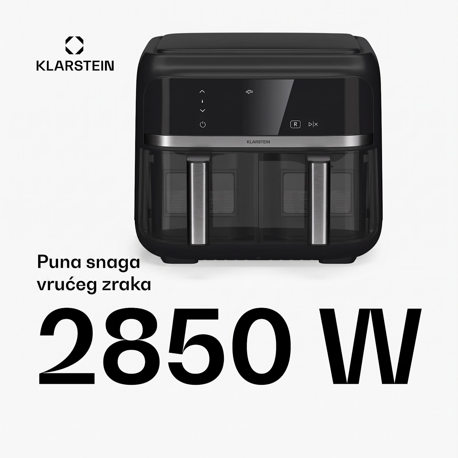 VitaFry Duo Skylight, friteza na topli zrak, 7,6 litara, 2 zone kuhanja, 6 programa VitaFry Duo Elegance | 7,6 L