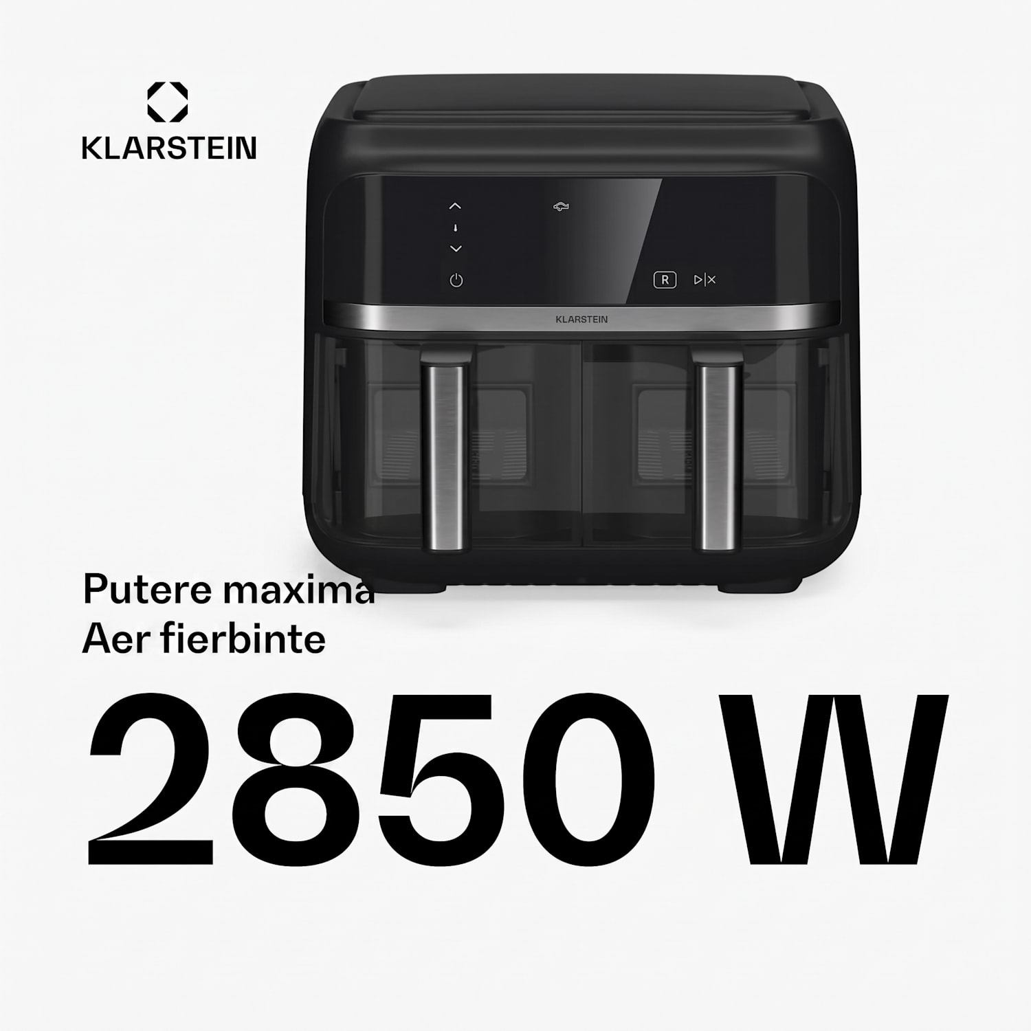 Friteuză cu aer cald, VitaFry Duo Skylight, 7,6 litri, 2 zone de gătit, 6 programe VitaFry Duo Elegance | 7,6 L