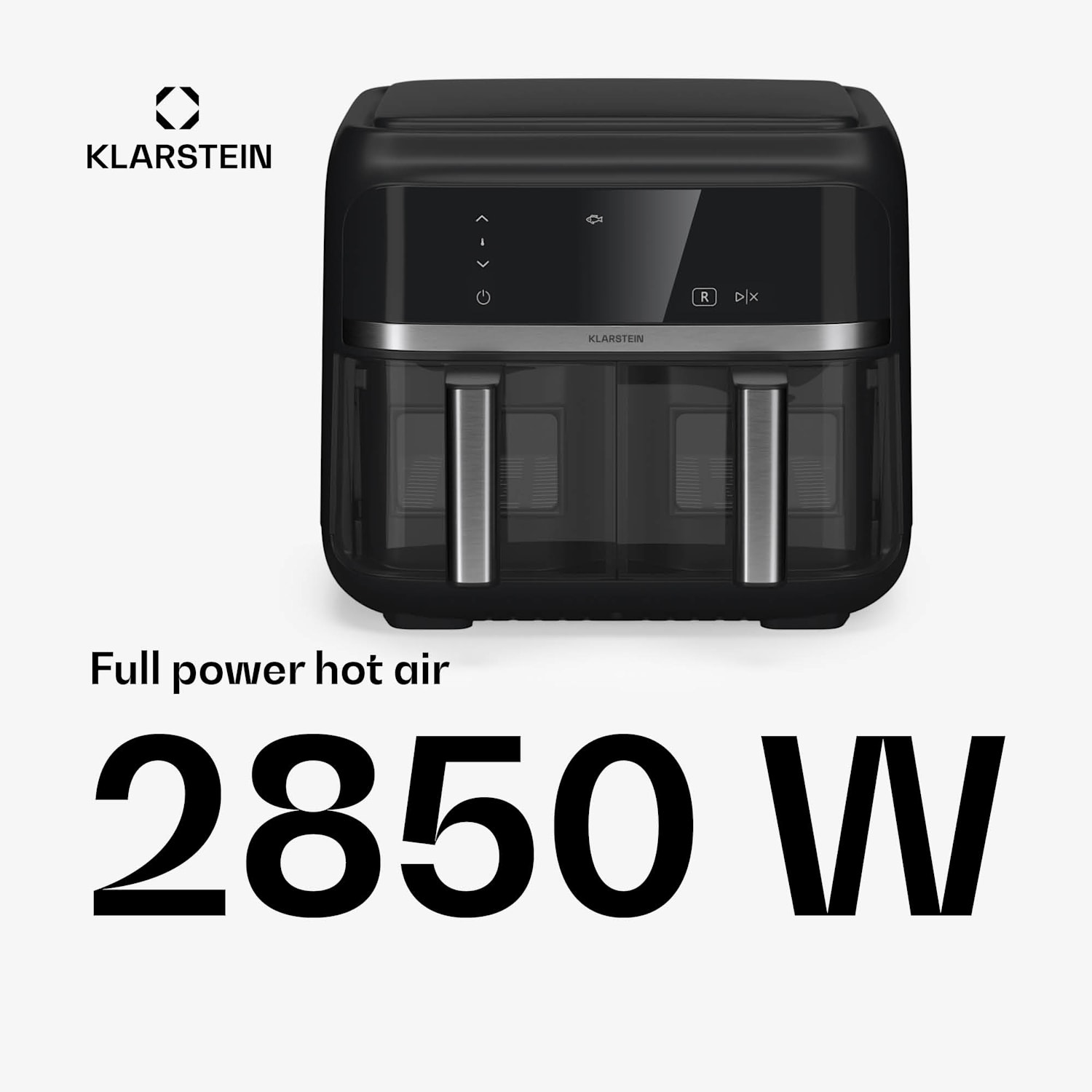 Friteuză cu aer cald, VitaFry Duo Skylight, 7,6 litri, 2 zone de gătit, 6 programe VitaFry Duo Elegance | 7,6 Ltr