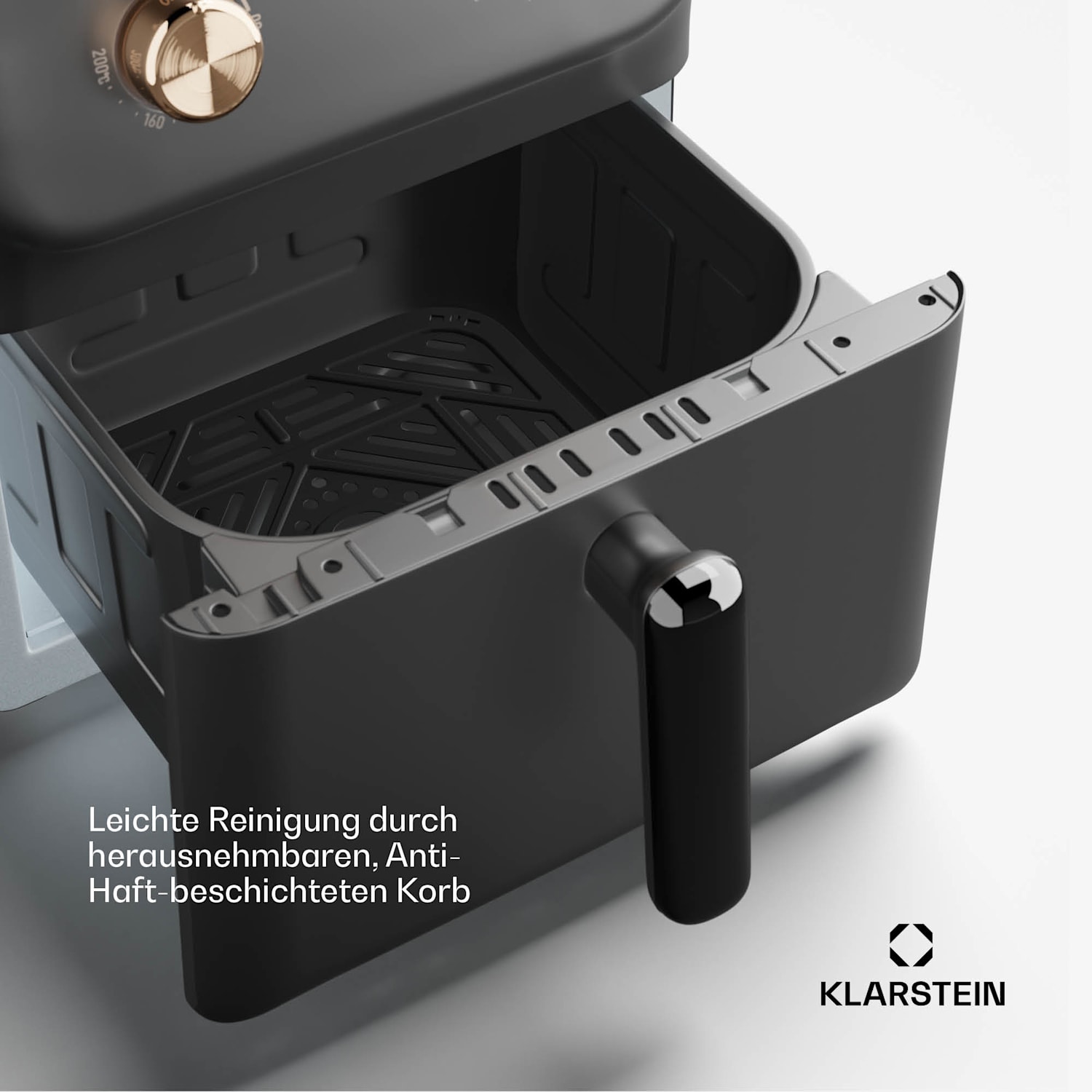 AeroCrisp 6 Heißluftfritteuse, 1700 W, 6 Liter, Drehknöpfe 