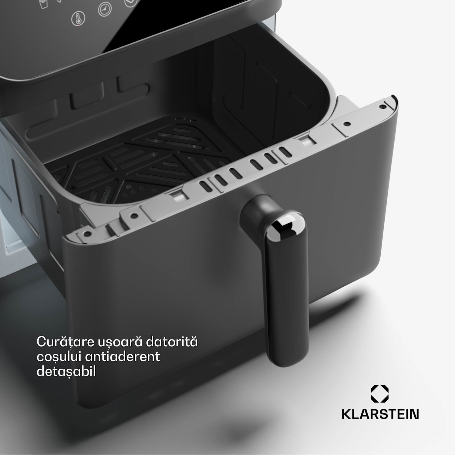 AeroCrisp 6 Digital, friteuză cu aer cald, 1700 W, 6 litri, 12 programe, control tactil 