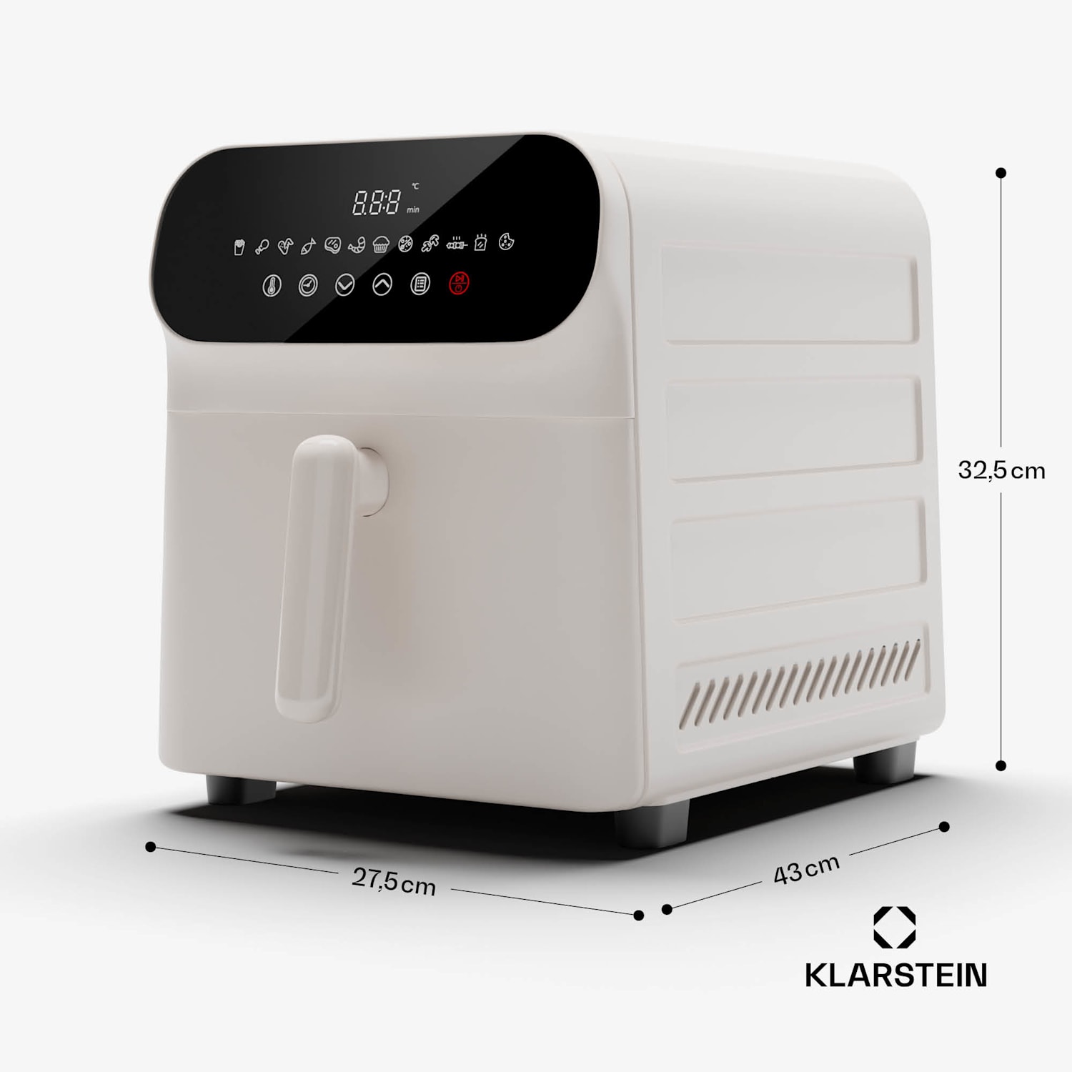 AeroCrisp 9 Digital, friteuză cu aer cald, 1900 W, 9 litri, 12 programe, control tactil 