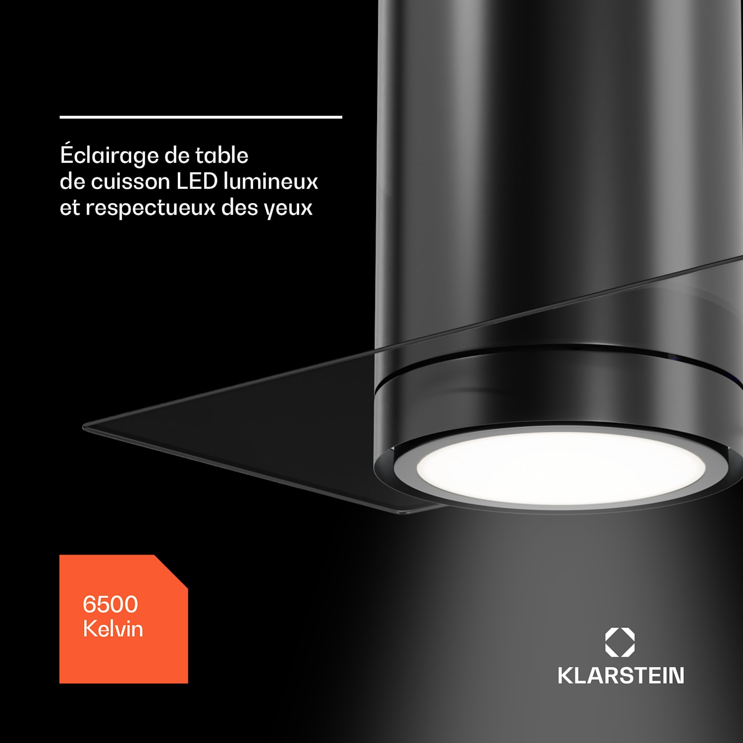 Beretta Premium Hotte aspirante îlot application évacuation/air recyclé 544 m³/h filtre à charbon actif LED Noir