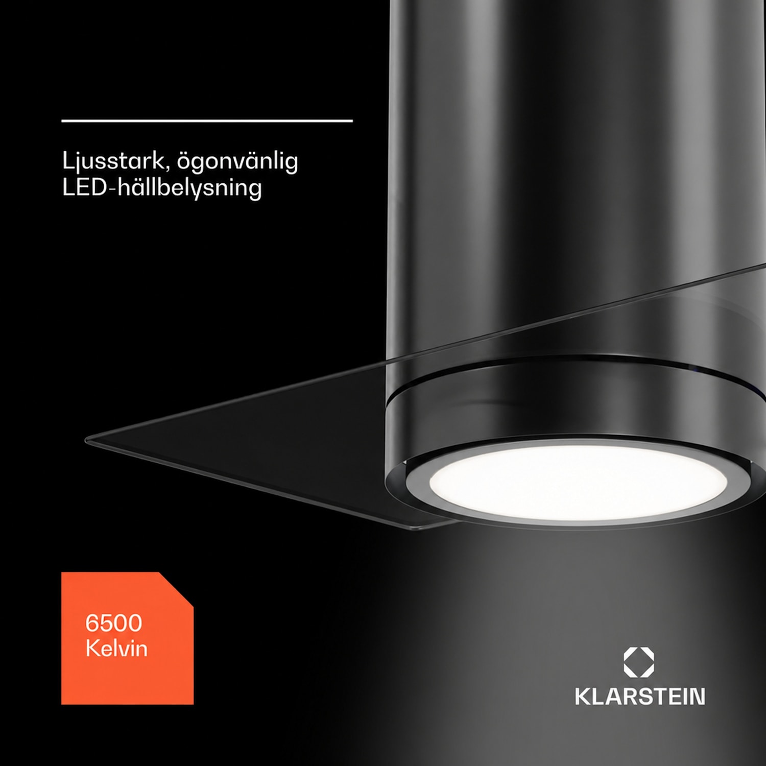 Beretta Premium köksfläkt för köksöar med app frånluft/cirkulationsluft 544 m³/h LED aktivt kolfilter 90 cm | Svart