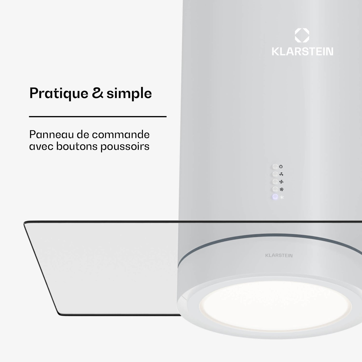Beretta Premium eilandafzuigkap app afzuig-/recirculatiesysteem 544 m³/h led actief koolfilter Wit