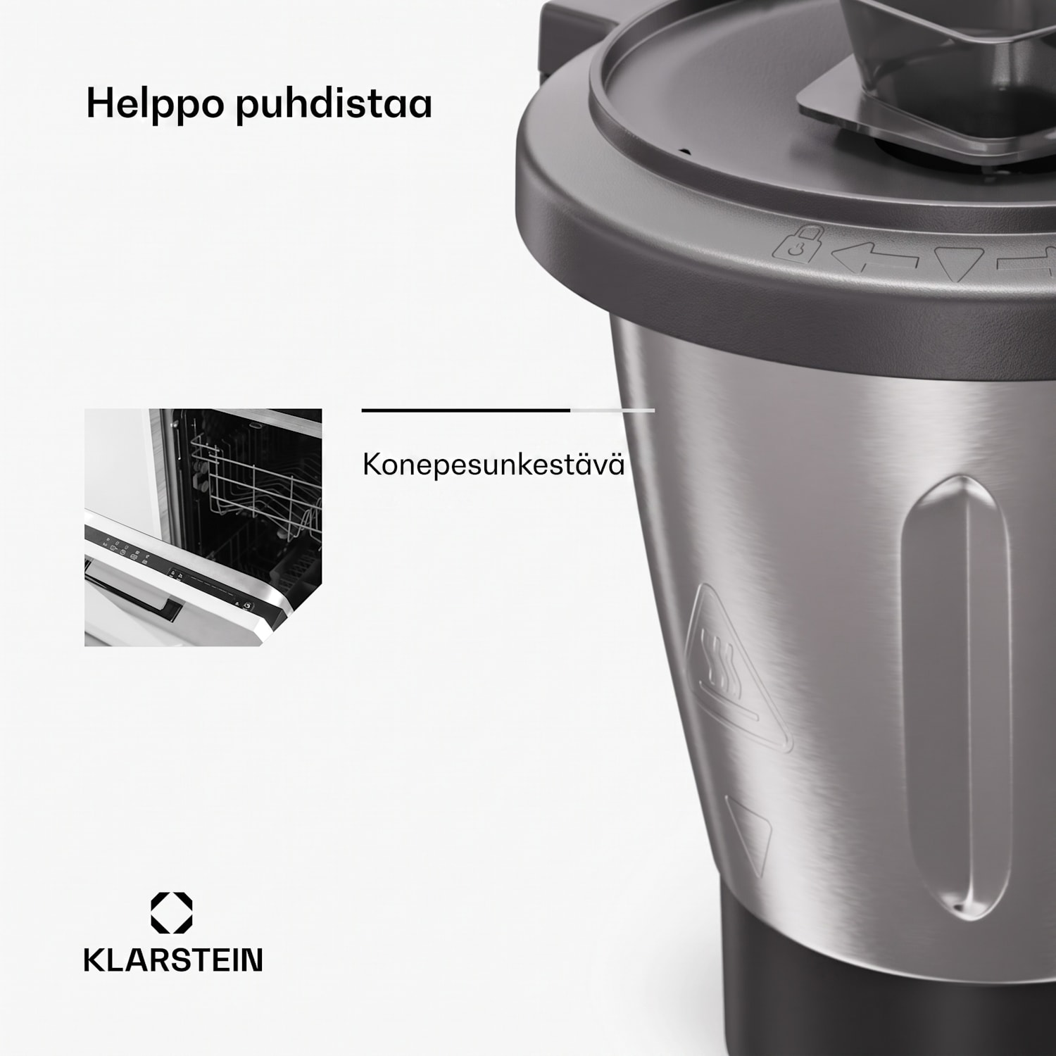 Aria Smart sekoitusastia 4,7 litraa lisävaruste keraaminen tarttumaton 