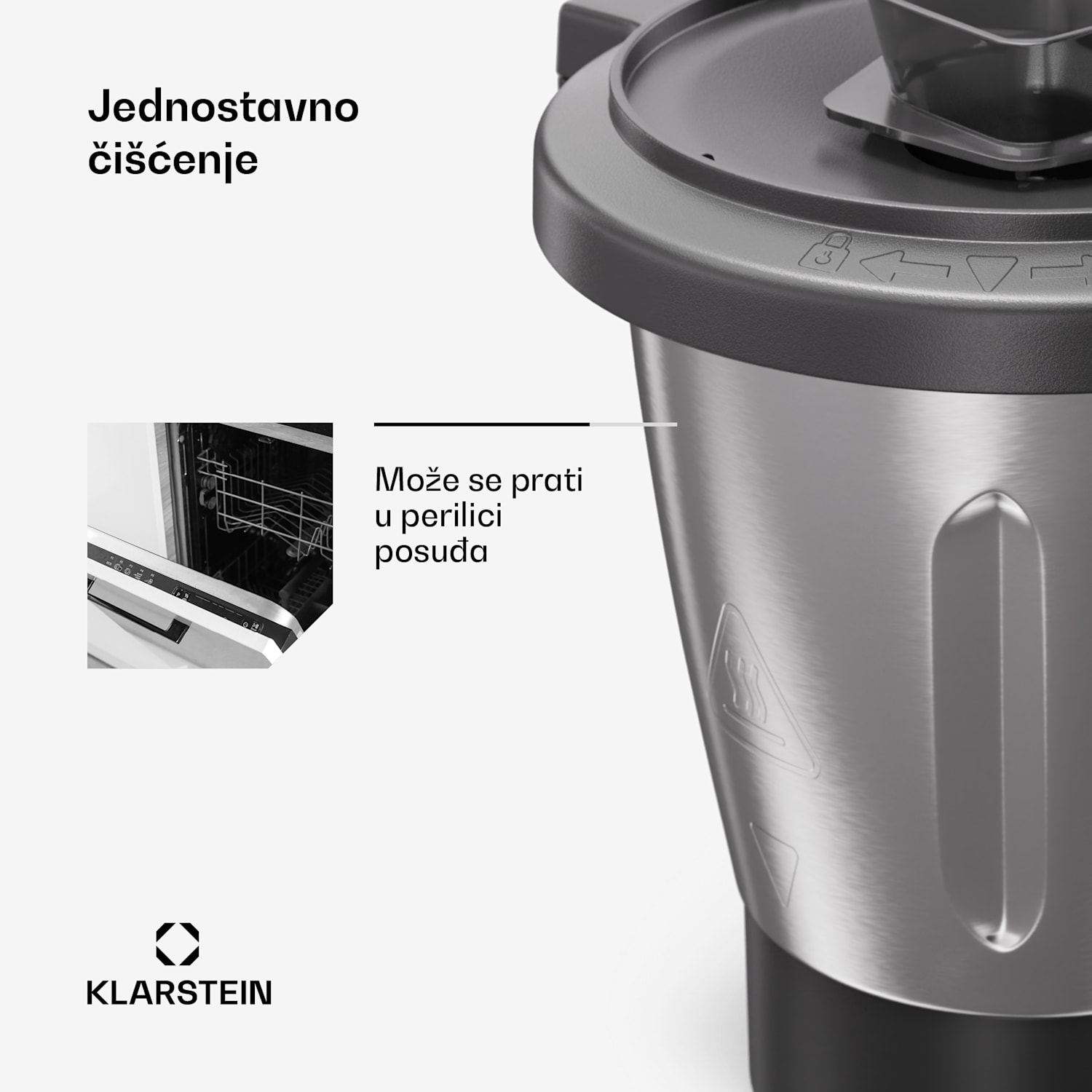 Posuda za miješanje, za robote Aria Smart, 3,2 l, pribor, neljepljiva keramička površina 