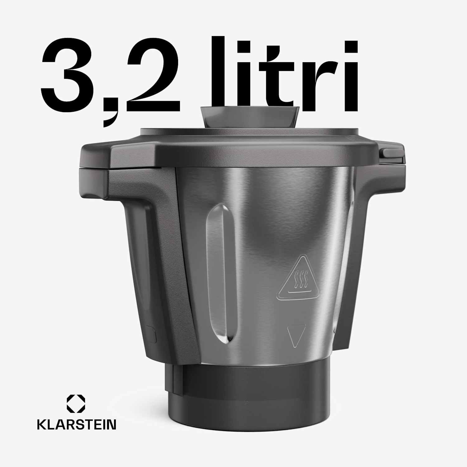Bol de amestecare, pentru roboții Aria Smart, 3,2 l, accesorii, suprafață ceramică antiaderentă 