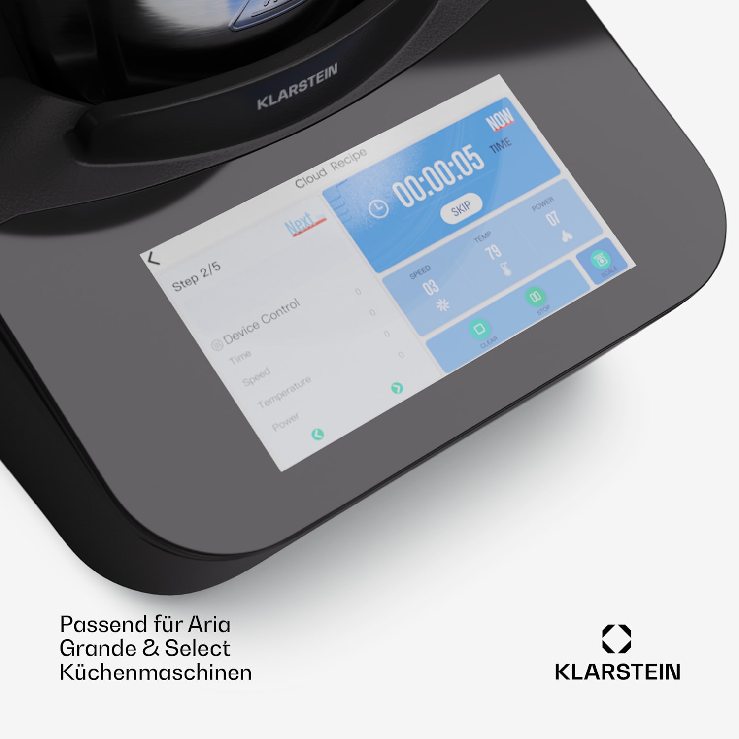 Aria Grande & Select Mix-Behälter 4,7 Ltr Zubehör Keramik-Antihaft 