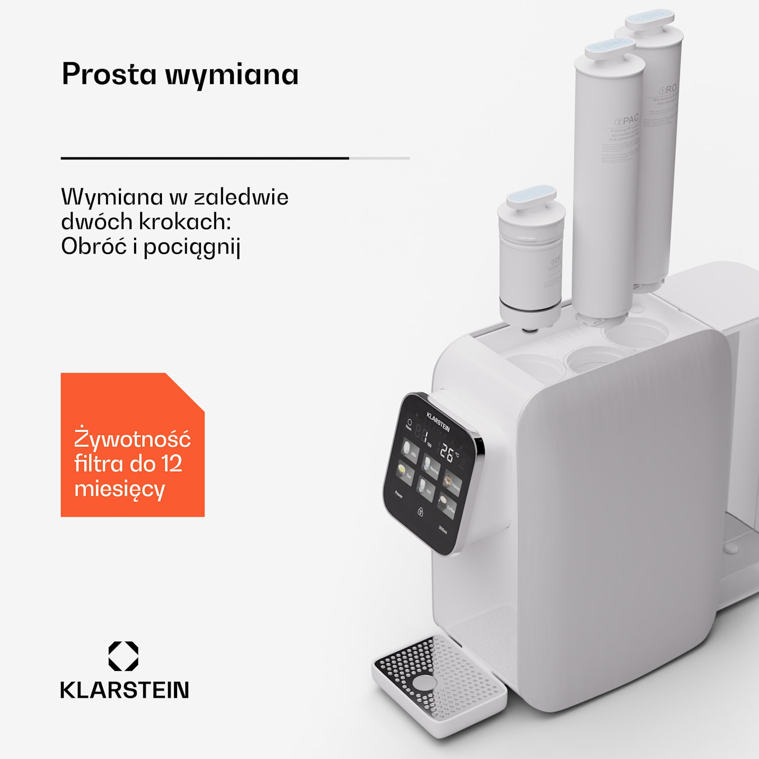 AquaLine CF, filtr 2 w 1, system filtracyjny, uzdatnianie wody, filtr węglowy 