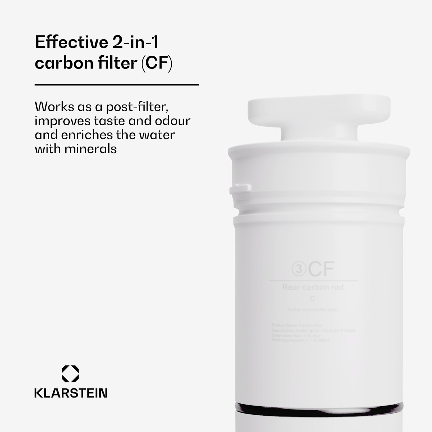 AquaLine CF filter 2-in-1 filter system water treatment carbon filter 