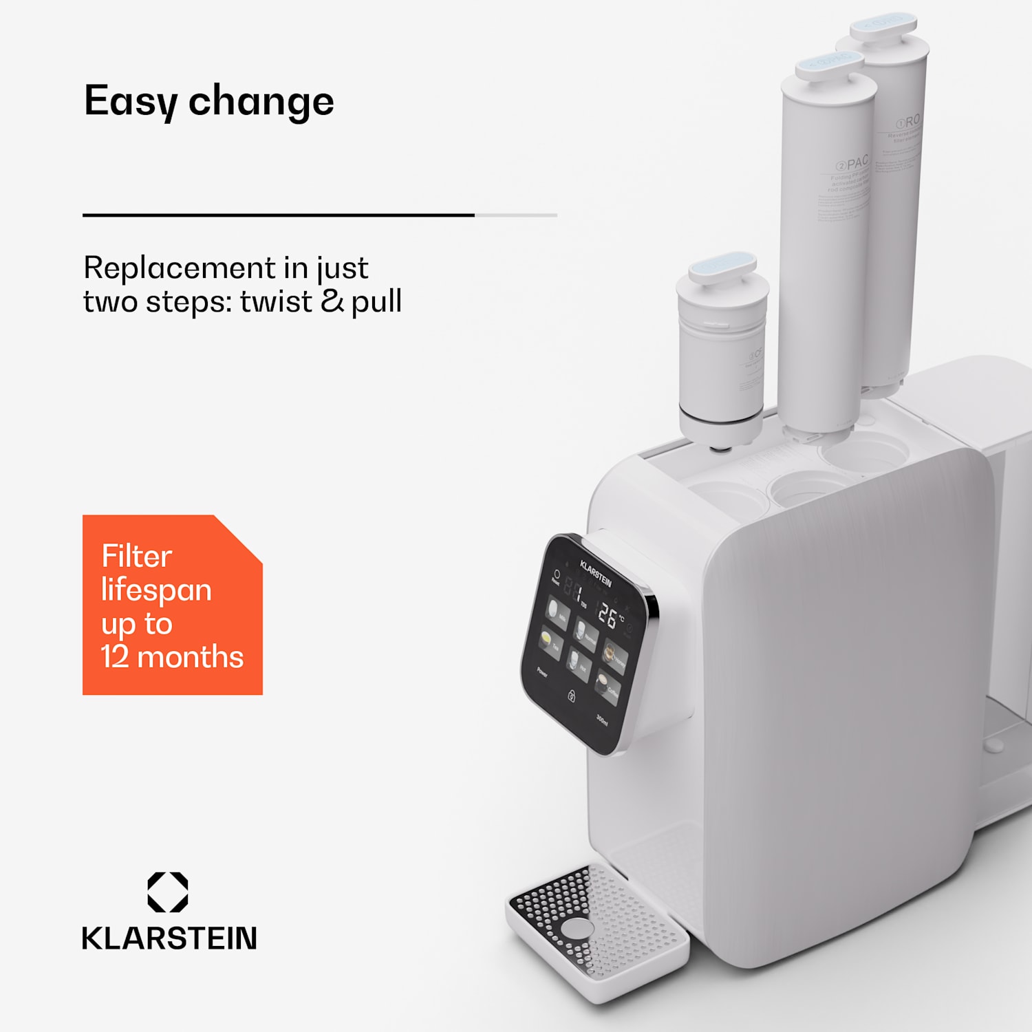 AquaLine CF filter 2-in-1 filter system water treatment carbon filter 