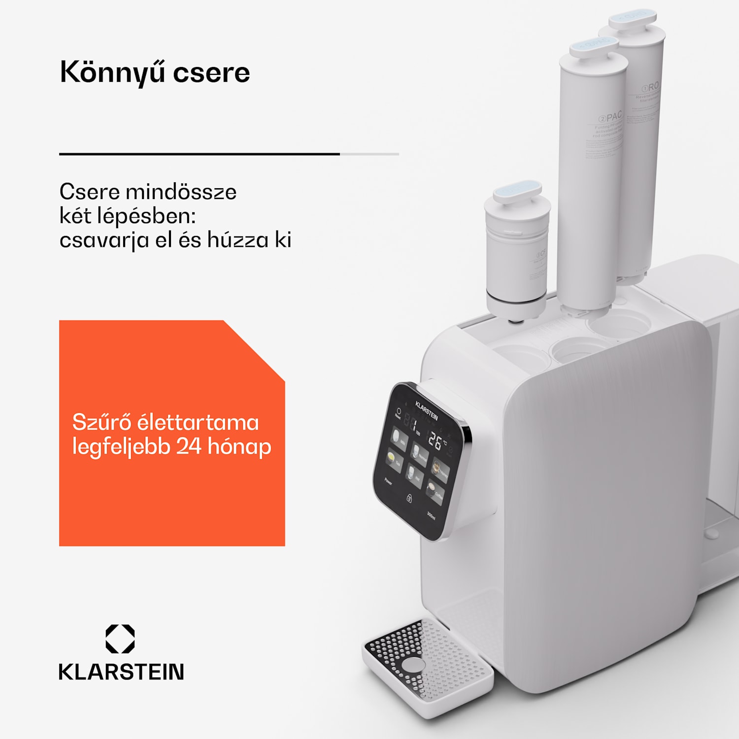 AquaLine 50G RO szűrő, fordított ozmózis membrán technológia, vízkezelés 