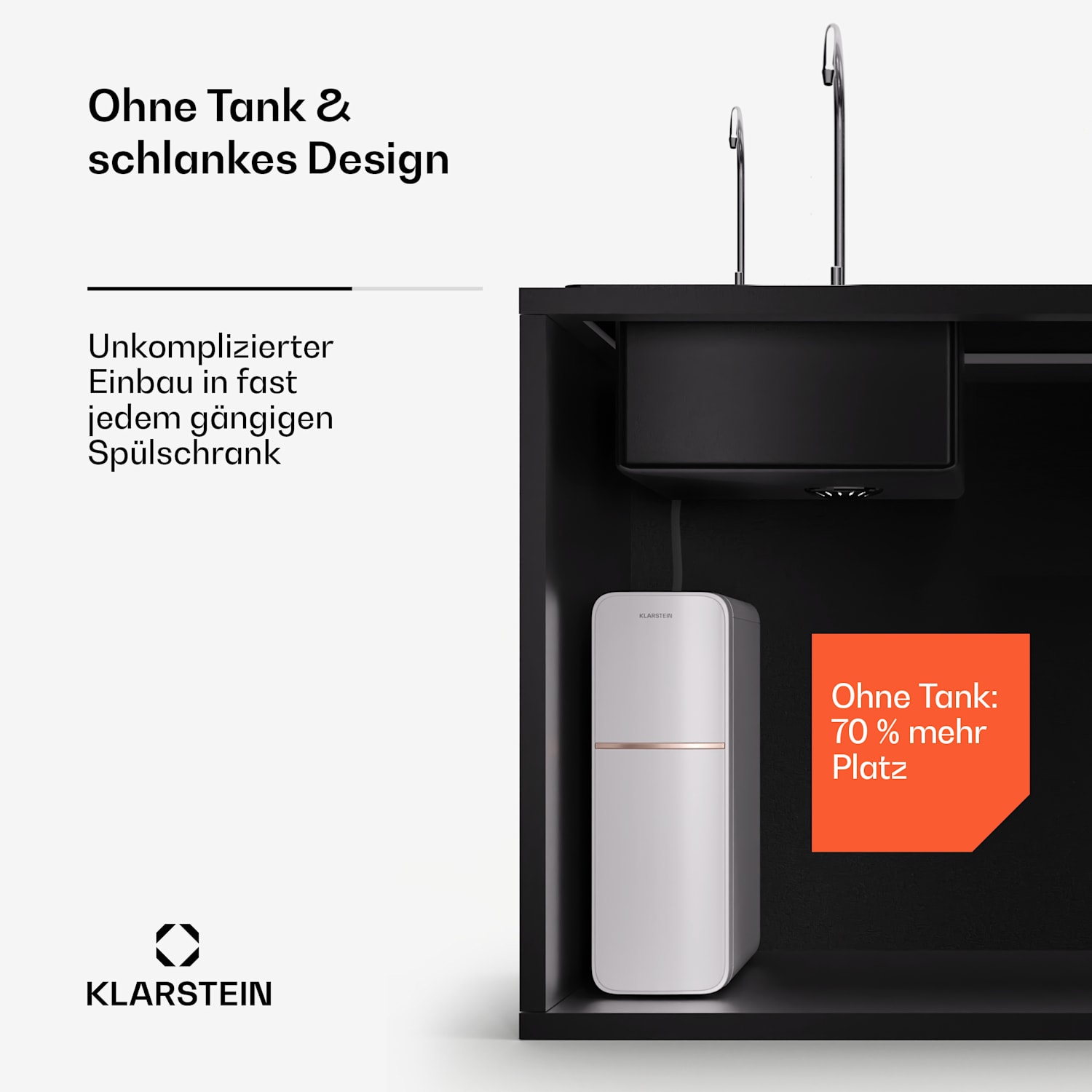 PureLine 400 Wasserfiltersystem Umkehrosmose 400 GPD 1500 L/d 