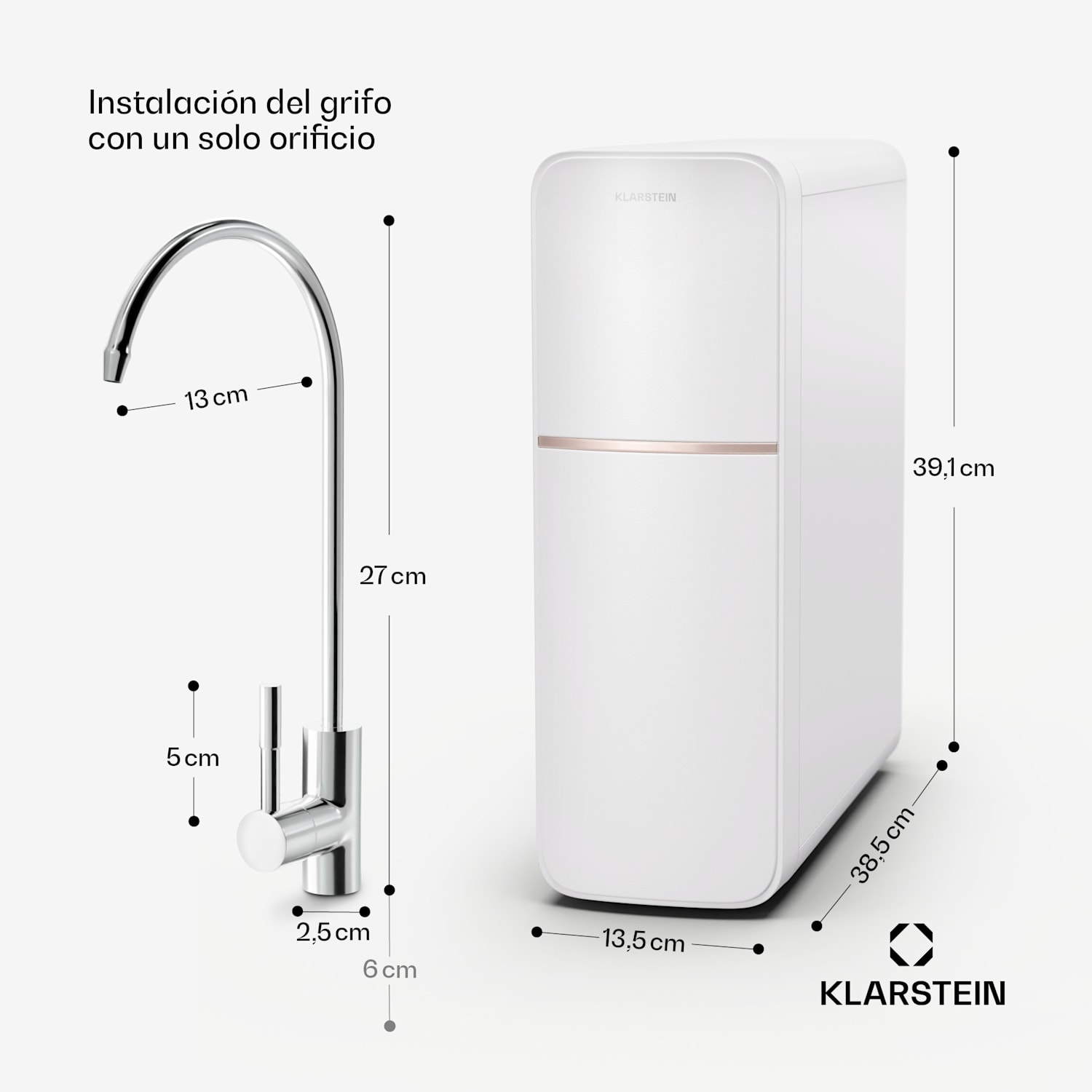 Sistema de filtrado de agua PureLine 400 Ósmosis inversa 400 GPD 1500 L/d