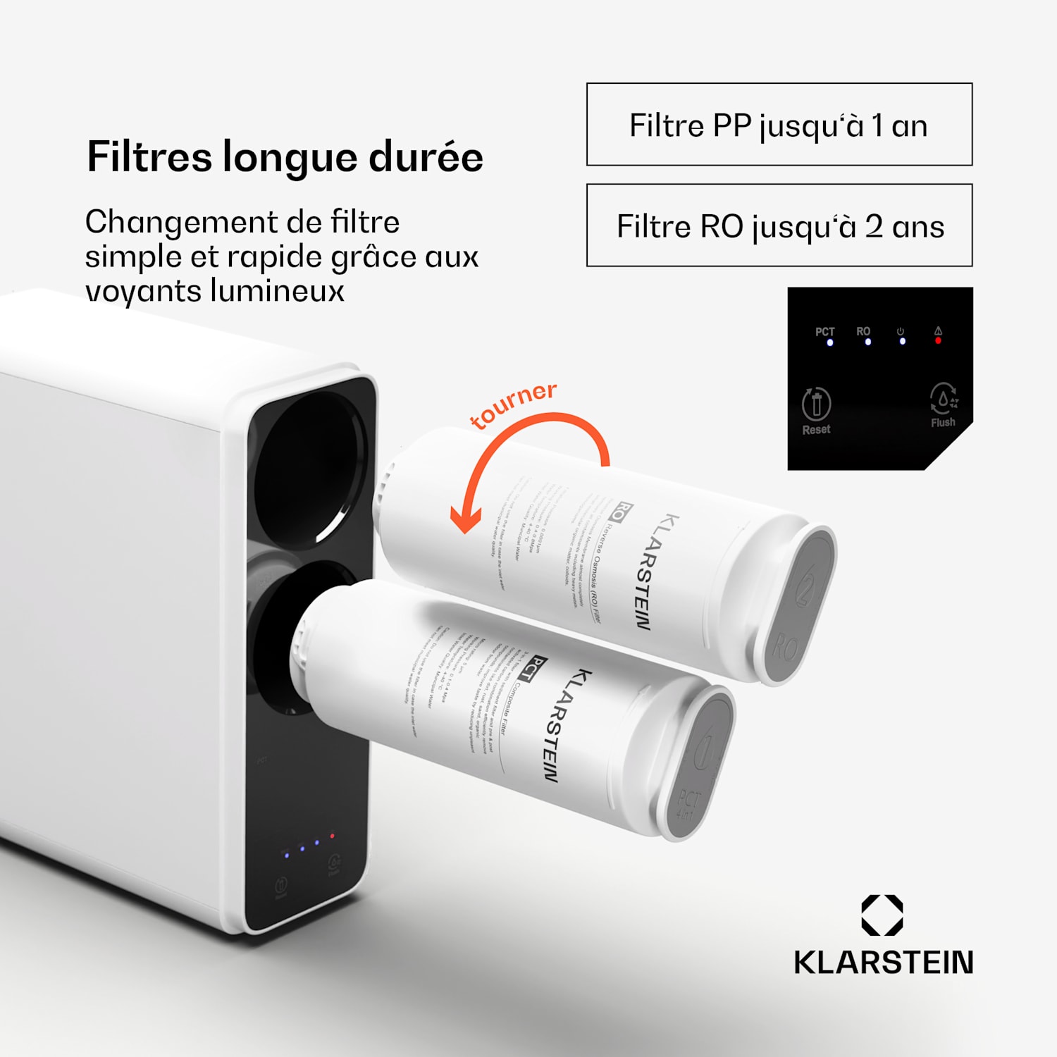 PureLine 400 Système de filtration d'eau par osmose inverse 400 GPJ 1500 L/j