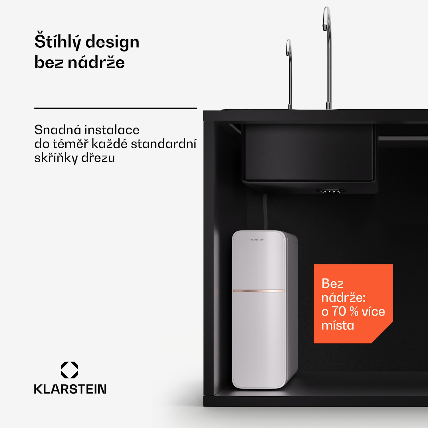 PureLine 600, filtrační systém, reverzní osmóza, 600 GPD / 2270 l/d 600 GPD | Bílá