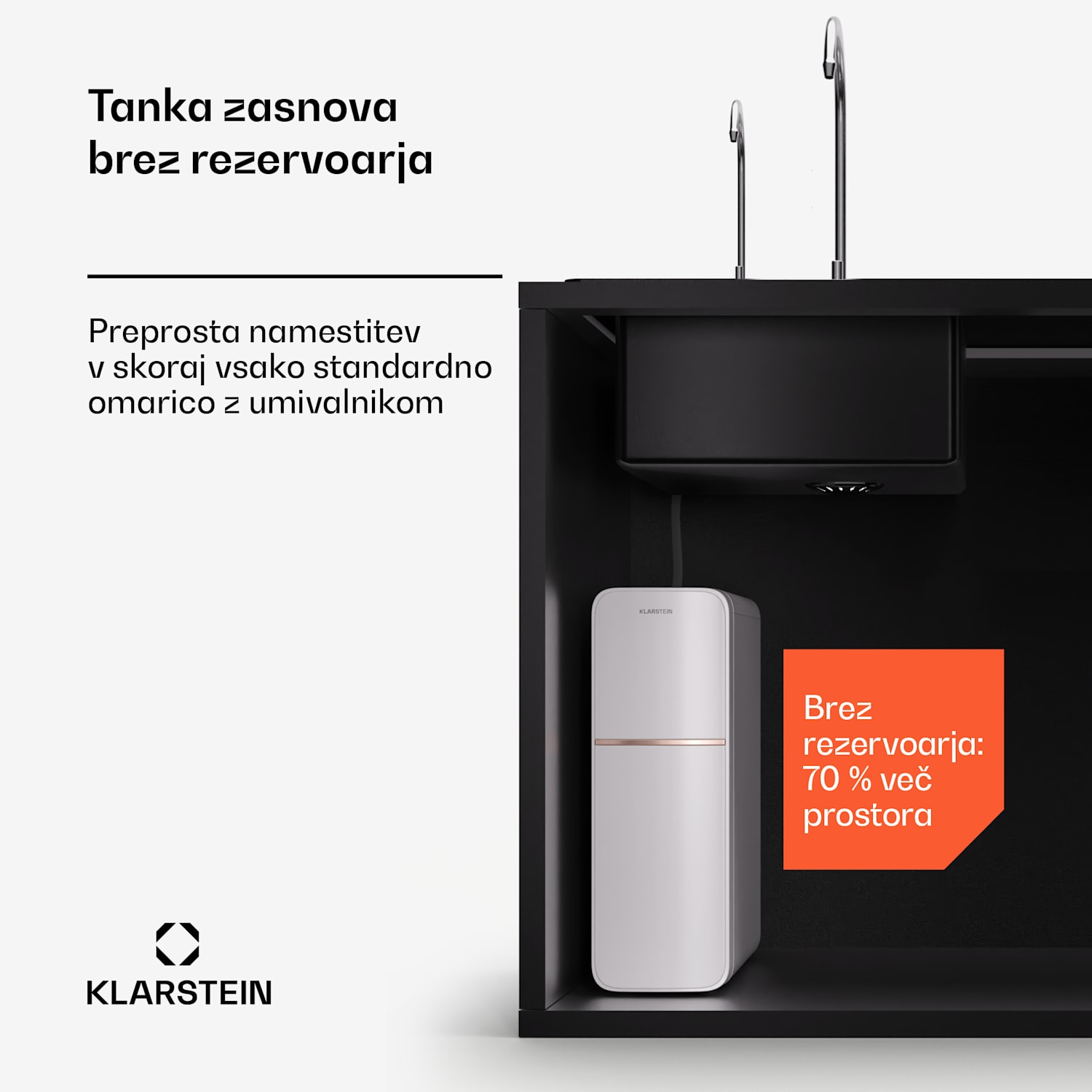 PureLine 600, sistem za filtriranje, reverzna osmoza, 600 GPD / 2270 L/d 600 GPD | Bela