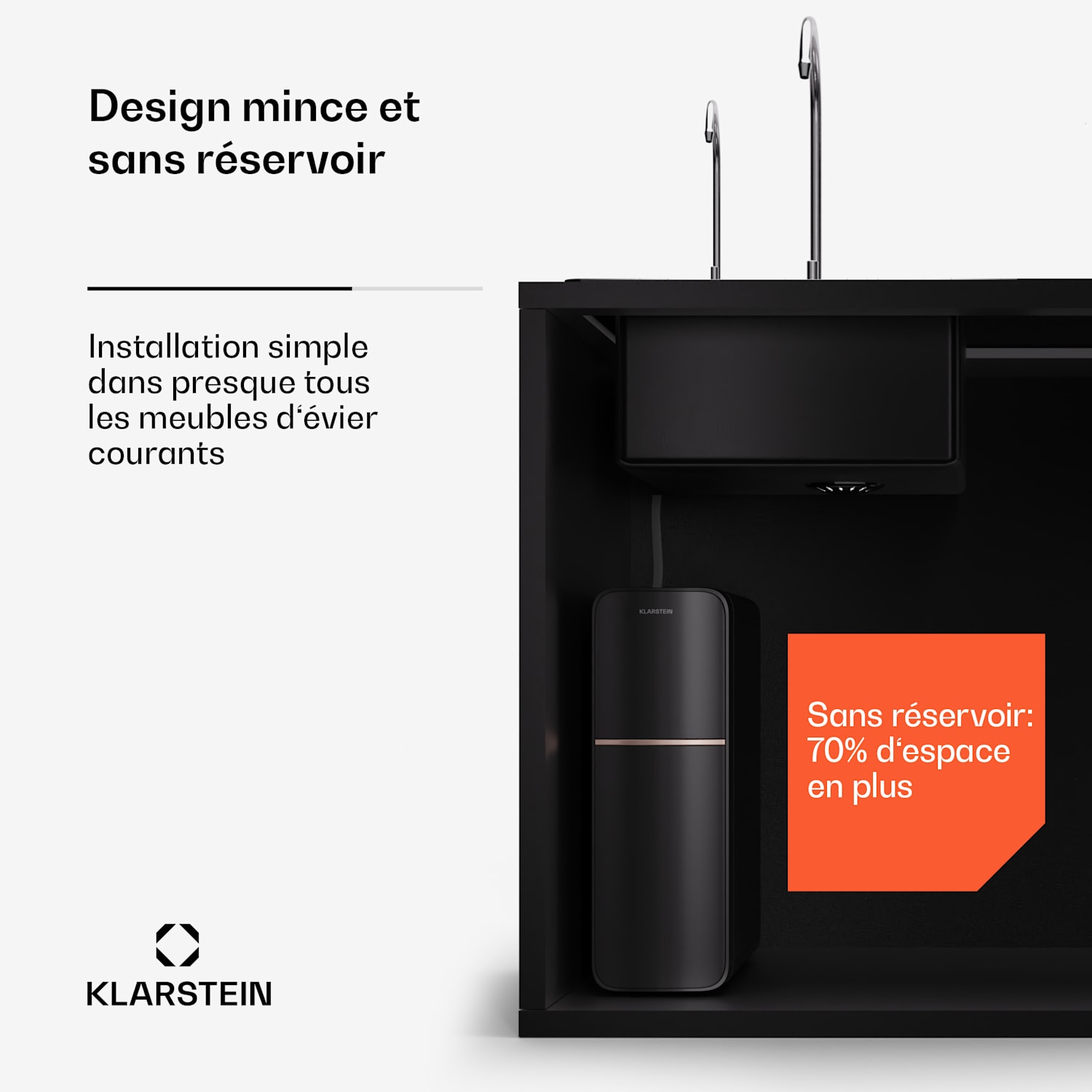 PureLine 600 Système de filtration d'eau par osmose inverse 600 GPJ 2270 L/j 