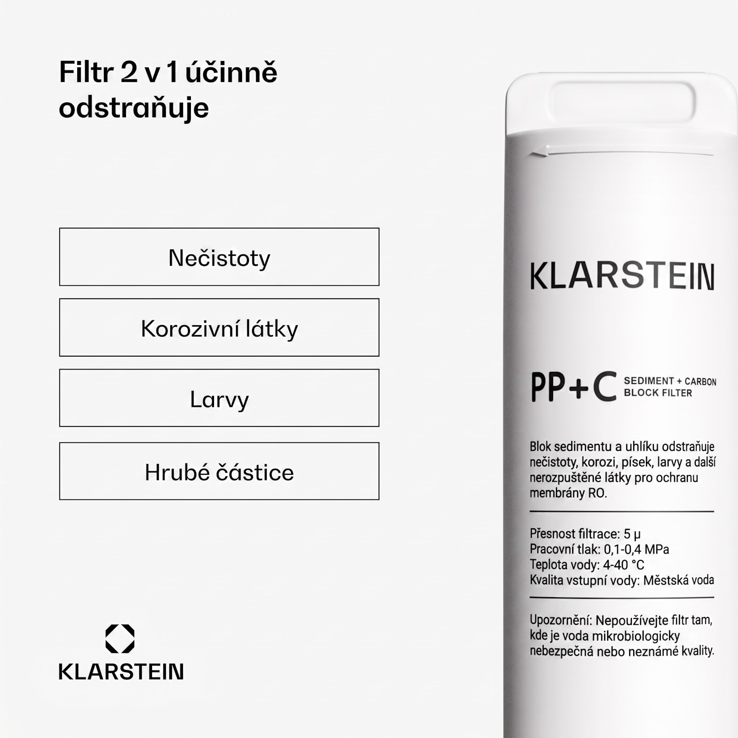 PureFina PPC náhradní uhlíkový filtr / příslušenství 