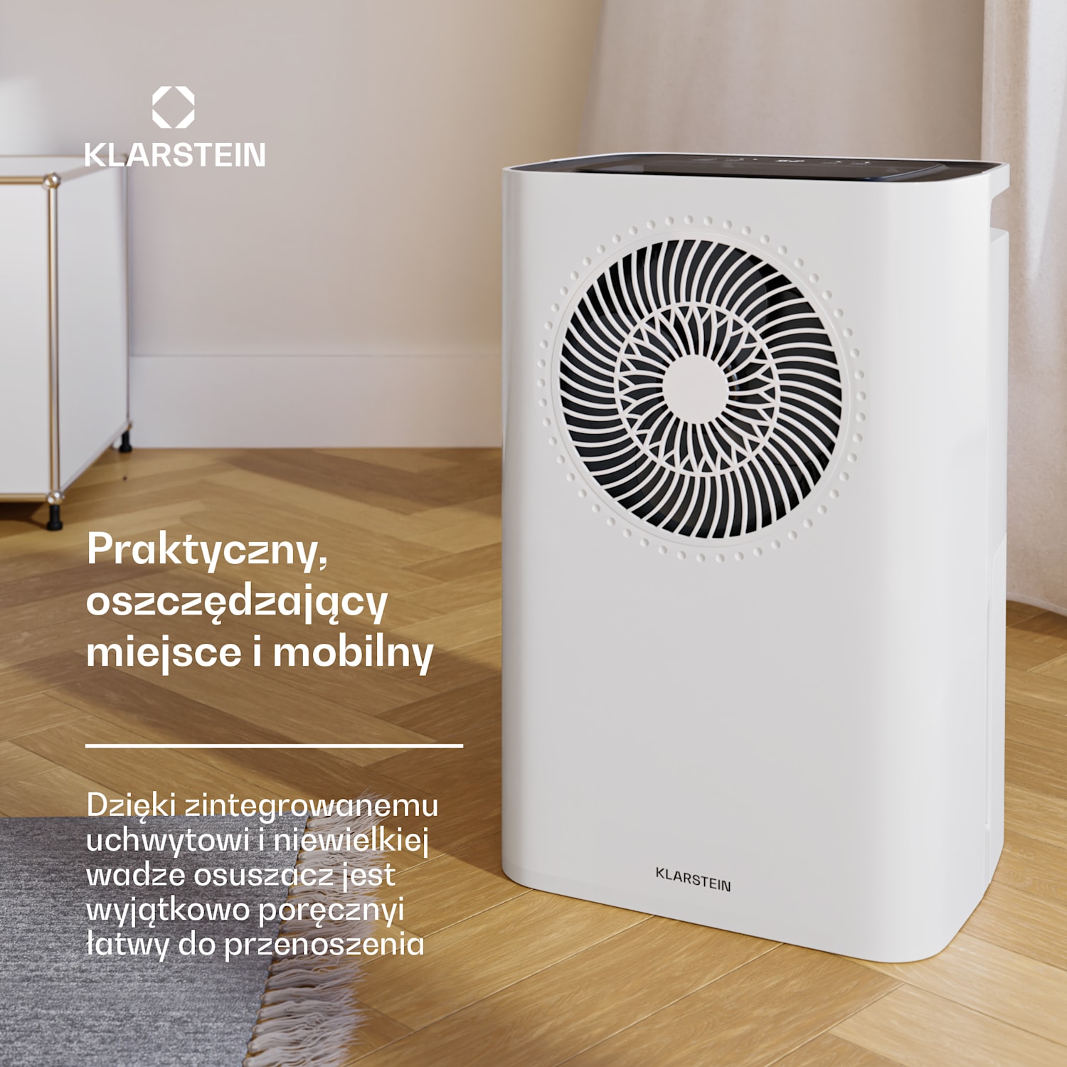 CircleDry Smart 12 L osuszacz powietrza, 12 l/24 h, 260 W, 24 m², Wi-Fi, timer, filtr 