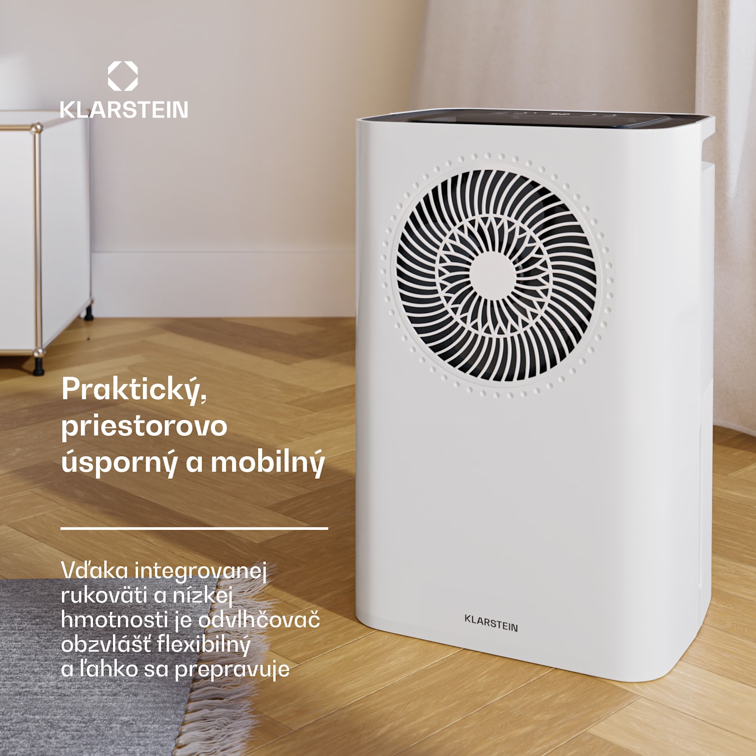 CircleDry Smart 16 L odvlhčovač vzduchu, 16 L/deň, 290 W, 32 m², WiFi, časovač, filter 16L/24h