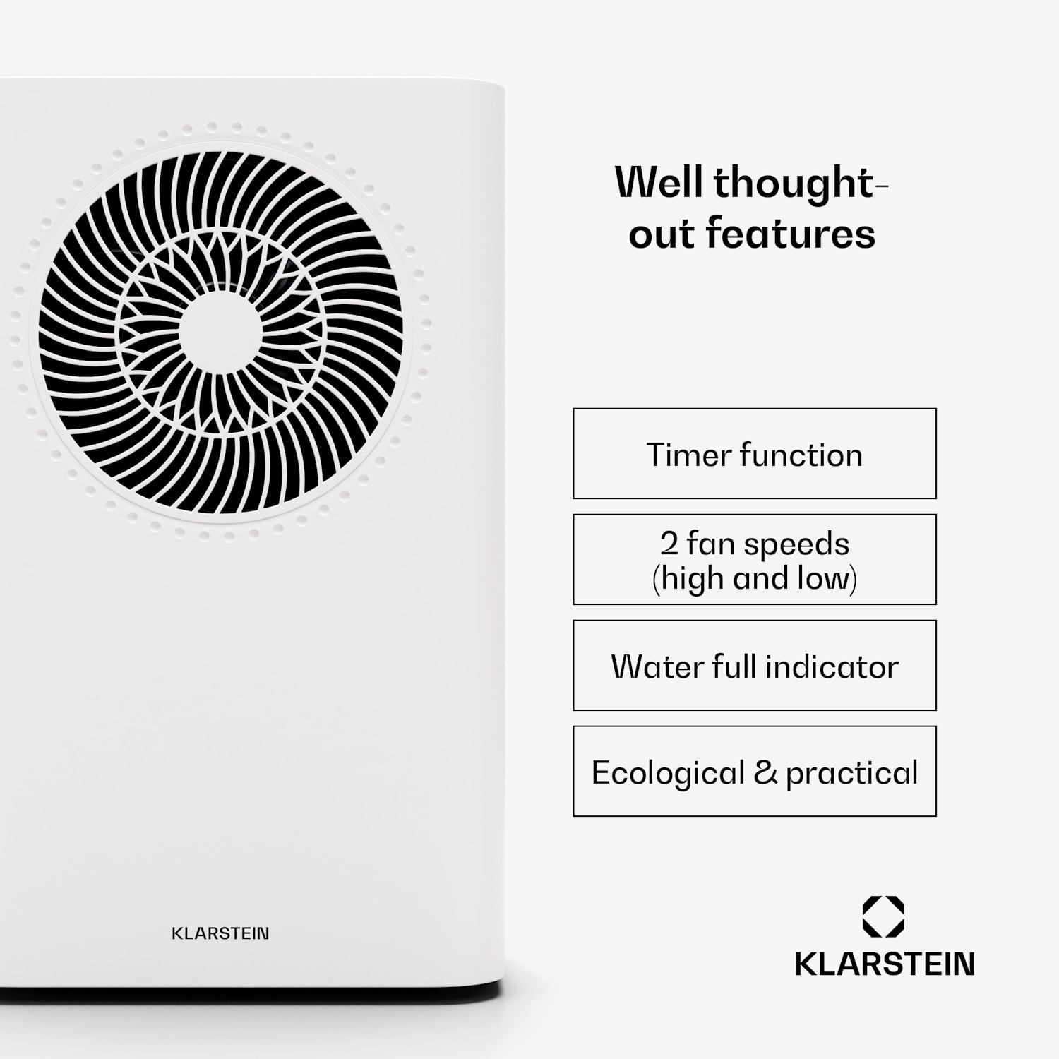 CircleDry Smart 16 L ilmankuivain | 16 l/vrk | 290 W | 32 m² | WiFi | ajastin | suodatin 16L/24h