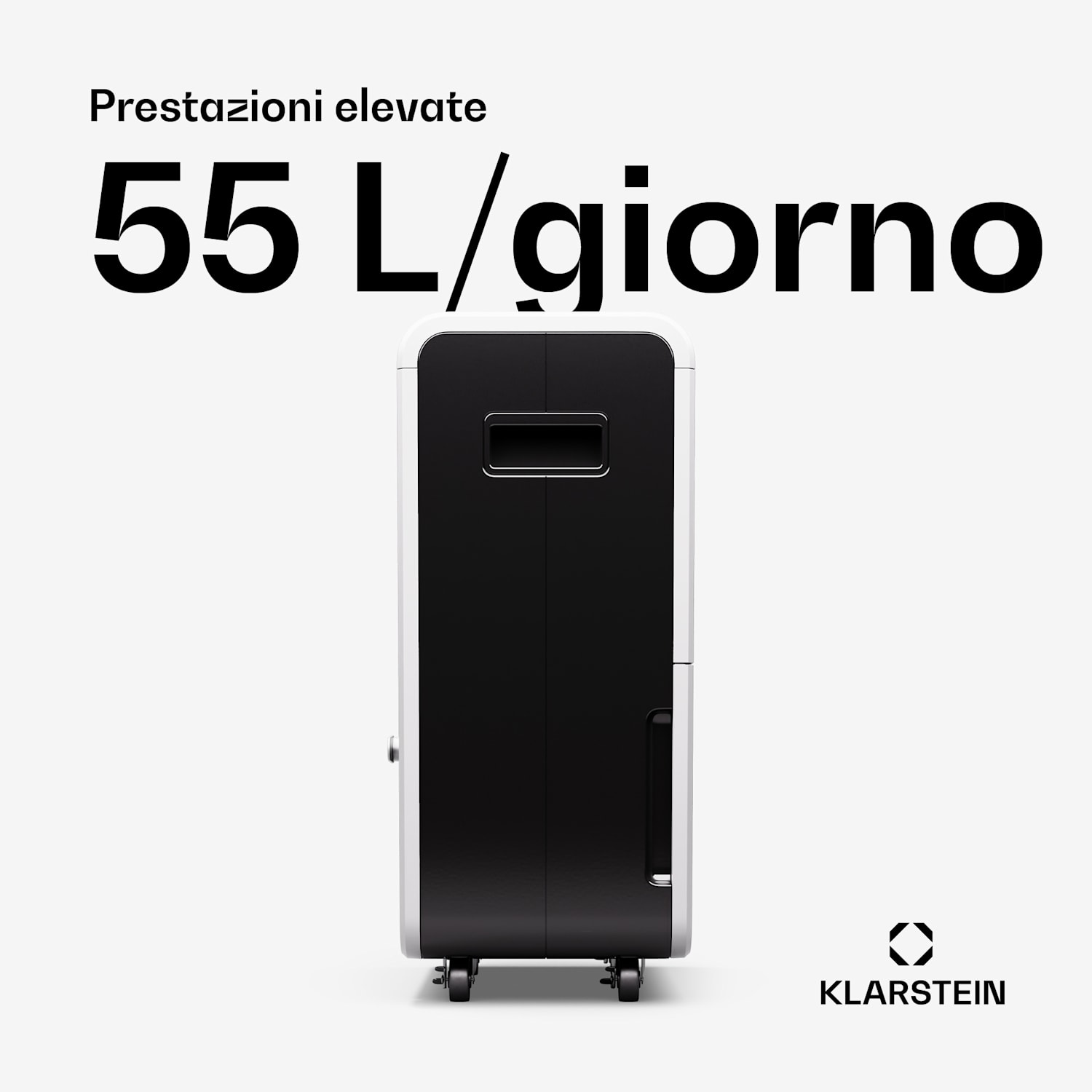 DryFy Grand Smart 55 Deumidificatore WiFi a compressione 55 l/g 40-50 m² 55L/24h | Bianco