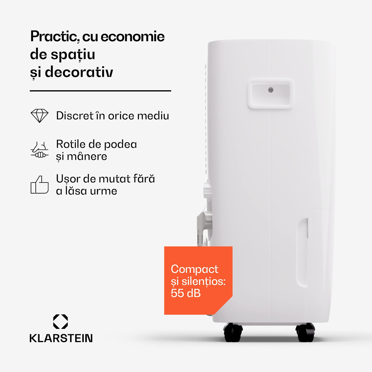 DryFy Pro Connect Smart, Dezumidificator de aer, WiFi, Compresie, 60l/24h, 45-65m² 