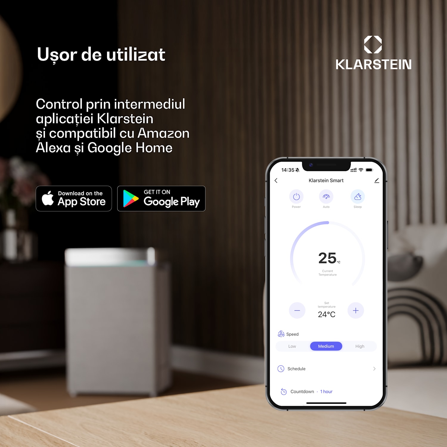 DryFy Pro Connect Smart, Dezumidificator de aer, WiFi, Compresie, 60l/24h, 45-65m² 