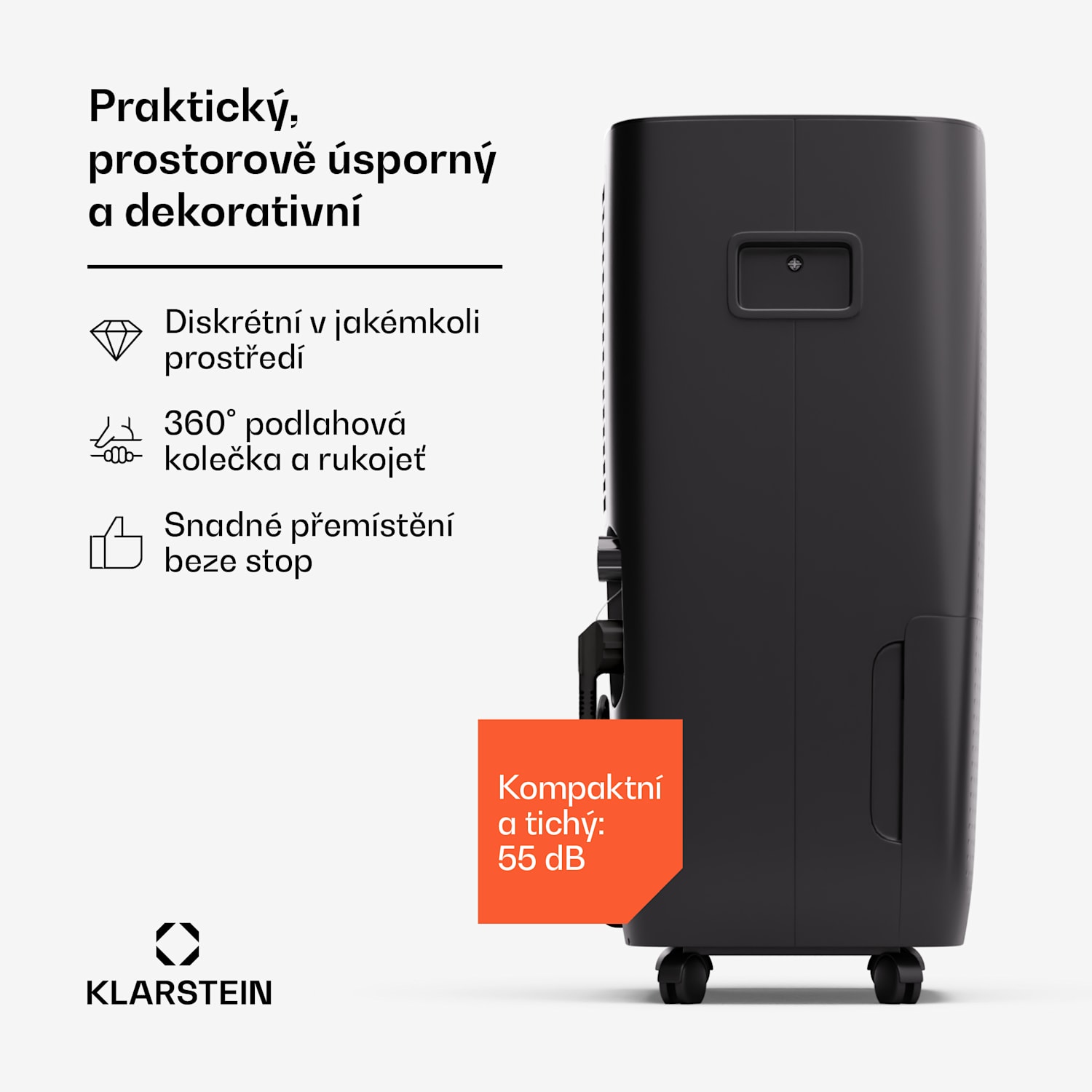 DryFy Pro Connect Smart, Odvlhčovač vzduchu,  Wi-Fi, Komprese, 60 l / 24 h, 45–65 m² 