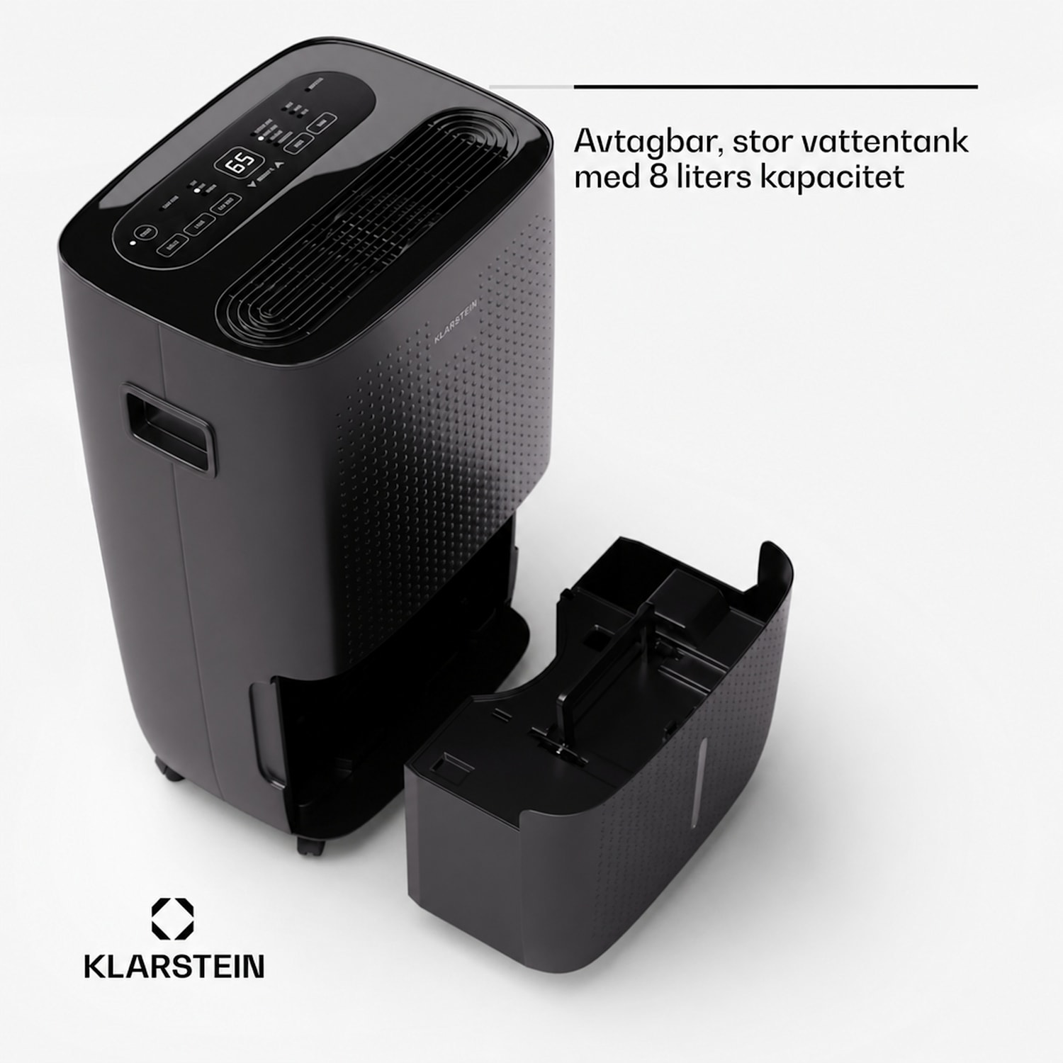 DryFy Connect 60 luftfuktare WiFi kompression 60 l/d 45–65 m² 60 L / 24 h | Svart