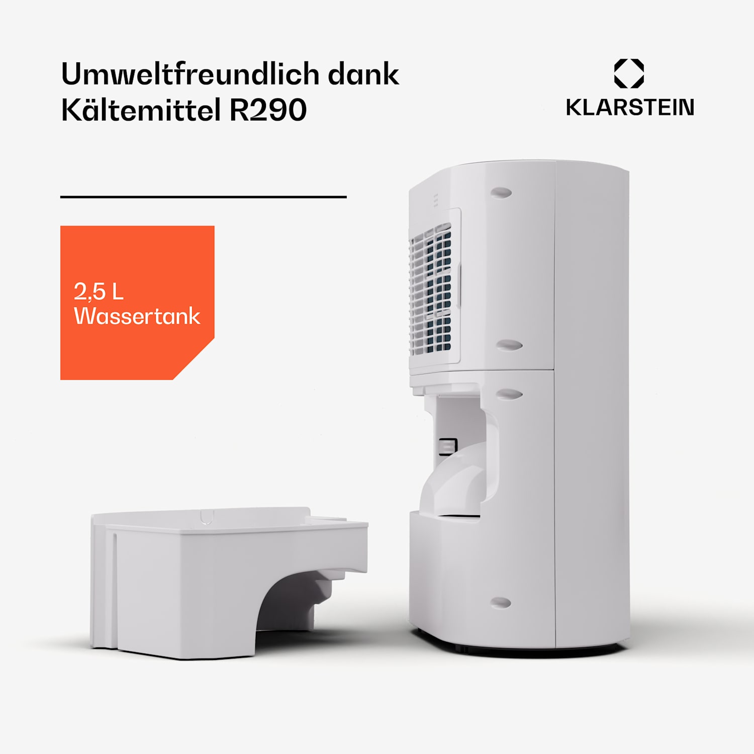 AeroDry 10 Luftentfeuchter 165W 10l/d 265m³/h 25m² DrySelect 37dB 