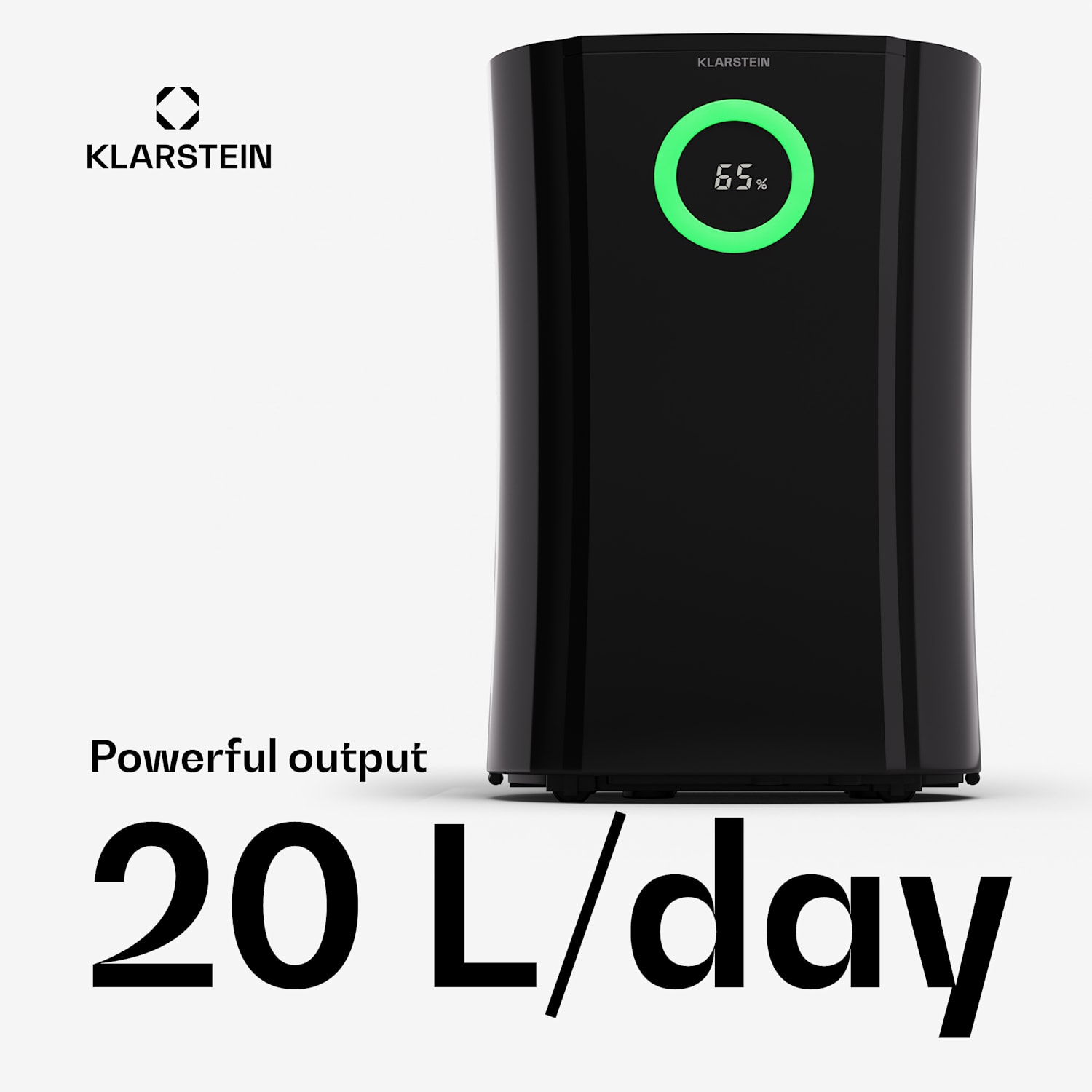DryFy Pro Connect 20 ilmankuivain WiFI kompressio 20 l/päivä 20 - 30 m² 20L/24h | Musta | Kyllä