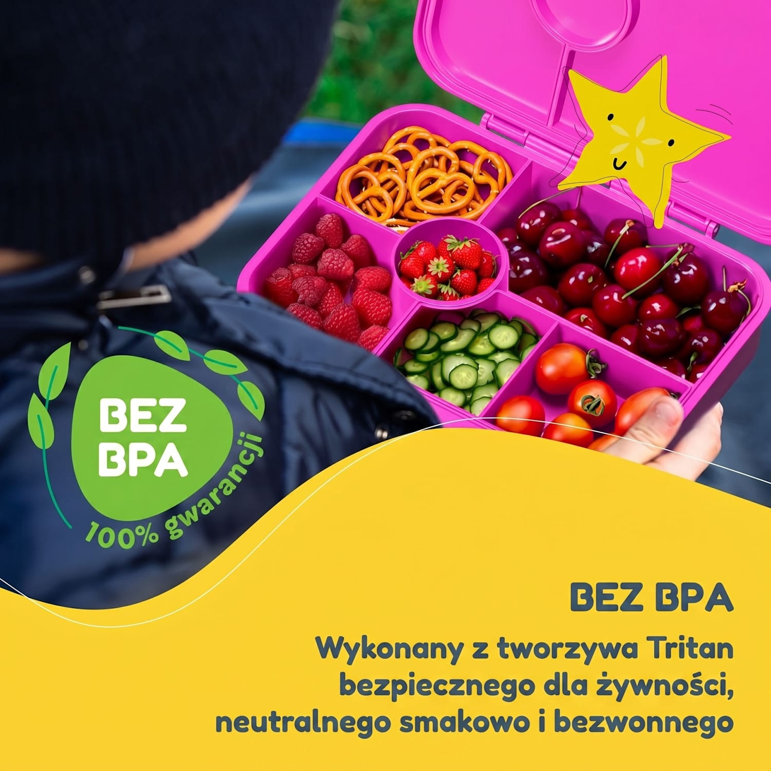 Schmatzfatz śniadaniówka z 6 komorami Purple Sun
