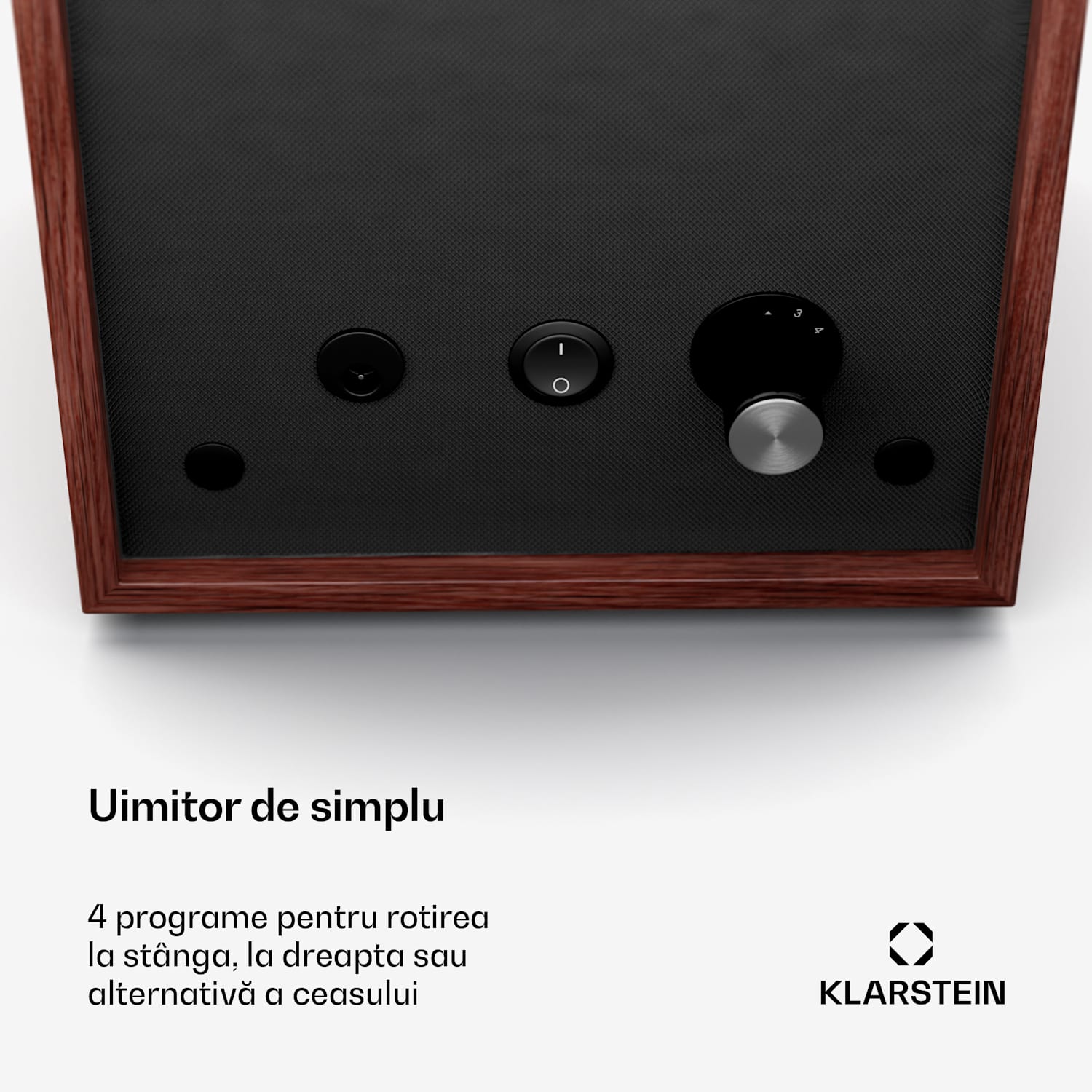 Brienz 1, cutie de întors ceasuri, 1 ceas, 4 moduri, aspect de lemn, lumină interioară albastră 1 ceas cu compartiment pentru bijuterii | Nuci