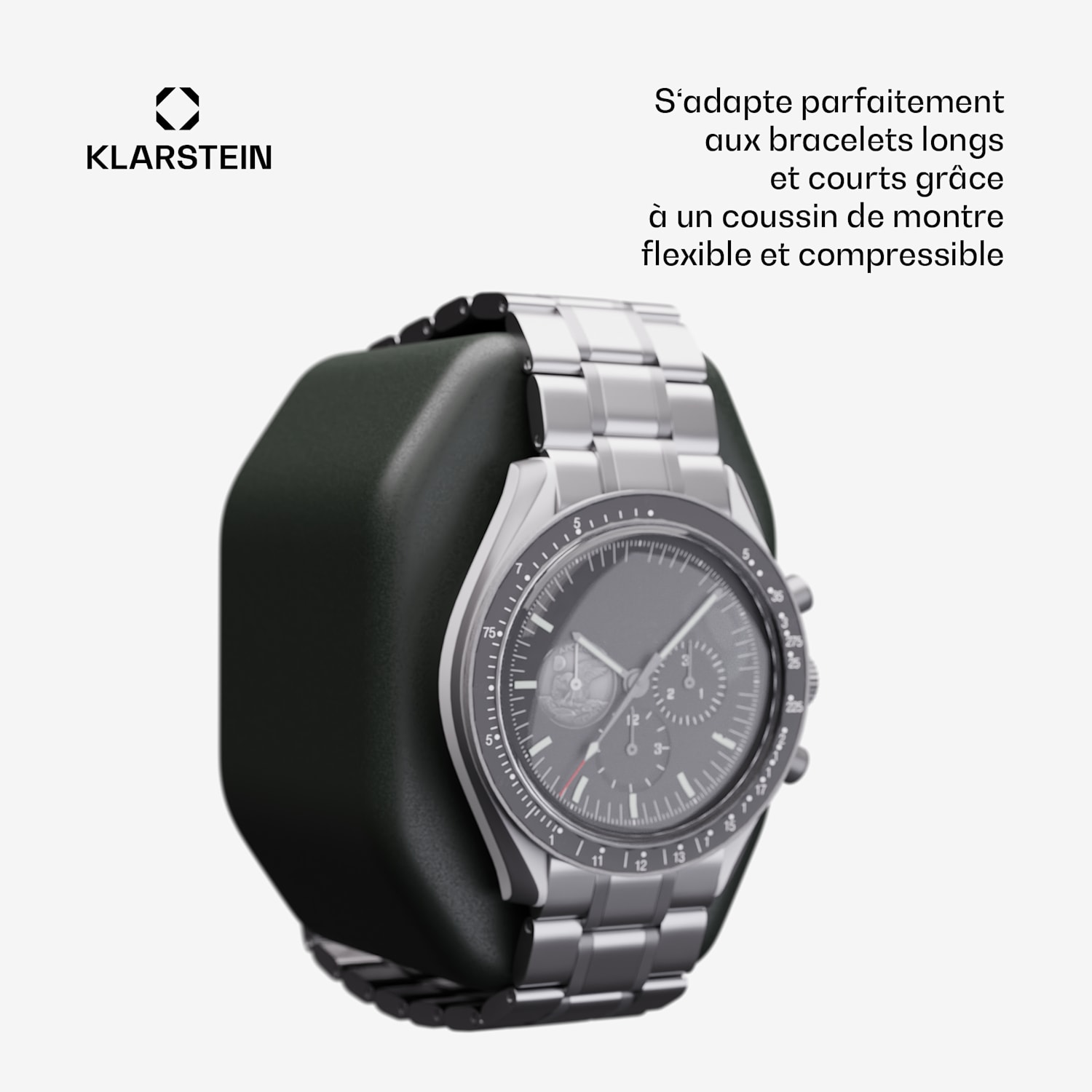 Brienz 3 remontoir de montre, 3 montres, 4 modes, aspect bois, éclairage intérieur bleu 3 horloges | Noyer