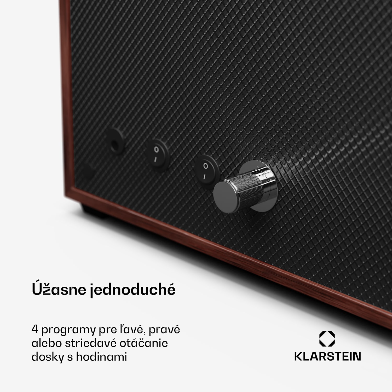 Brienz 6, naťahovač hodiniek, 6 hodiniek, 4 režimy, drevený vzhľad, modré vnútorné osvetlenie 6 hodiniek | Orech