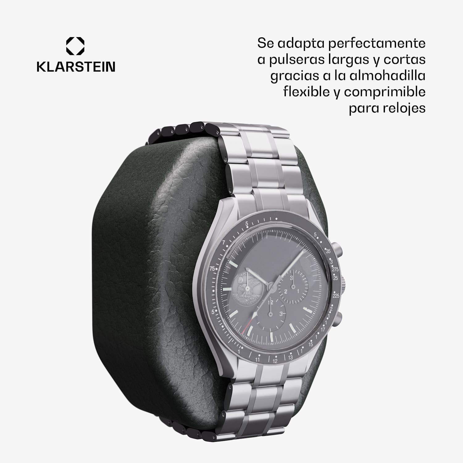 Brienz 4 cuerda de reloj, 4 relojes, 4 modos, aspecto de madera, iluminación interior azul 4 relojes | Negro