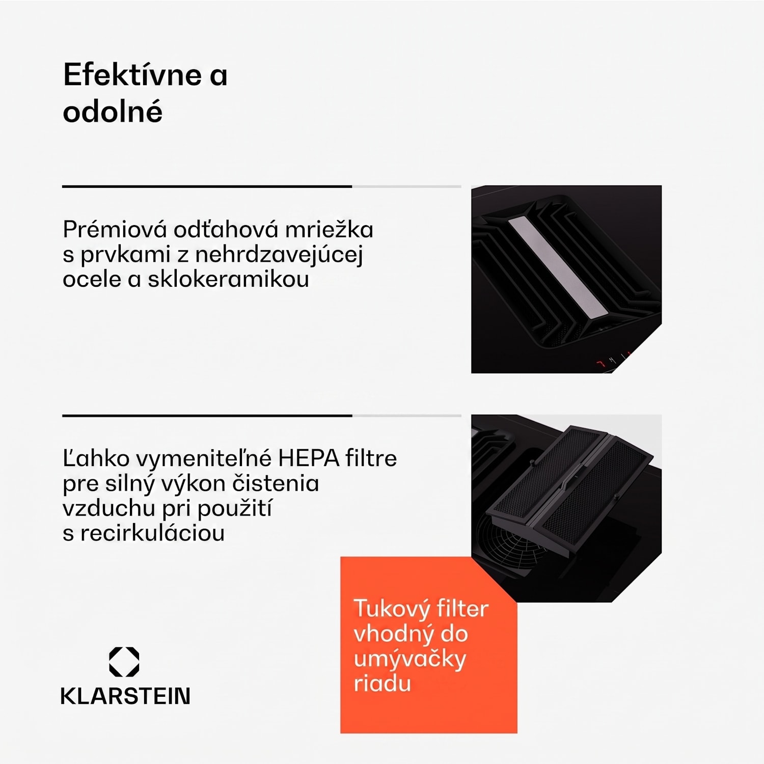 AirJet 90, Down Air System, indukčný sporák + DownAir-digestor, 754 m³/h, A 90 cm | AirJet | Čierna