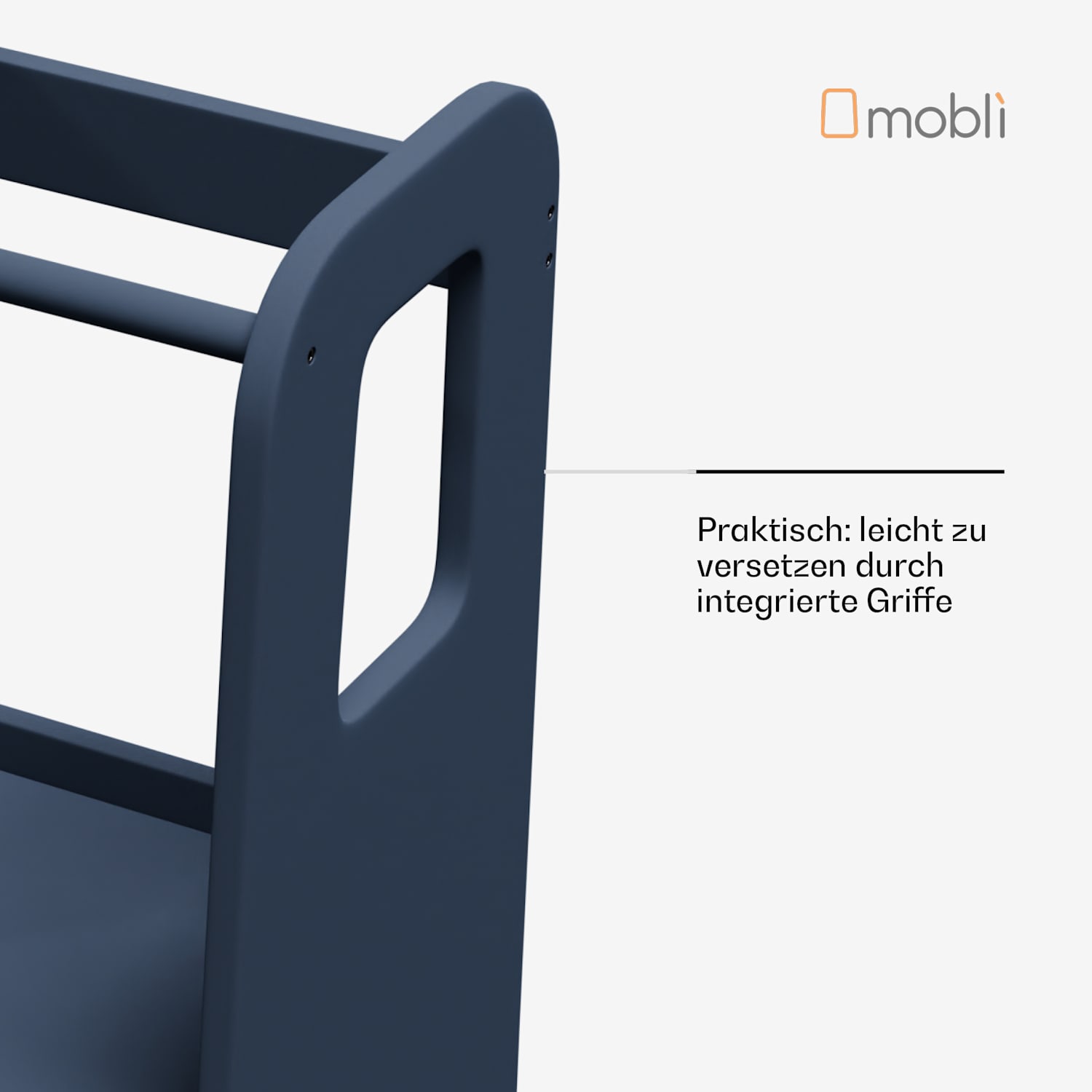 Ully Lernturm Montessori MDF 40,5x86x38cm höhenverstellbar