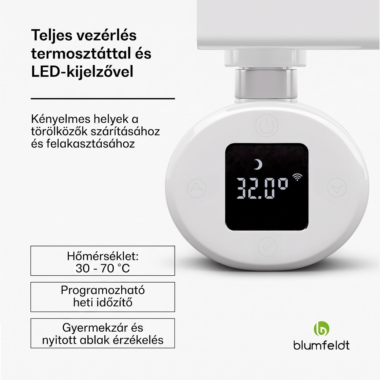 Fairmont Smart, radiátor, 80 x 45 cm, 600 W 80 x 45 cm