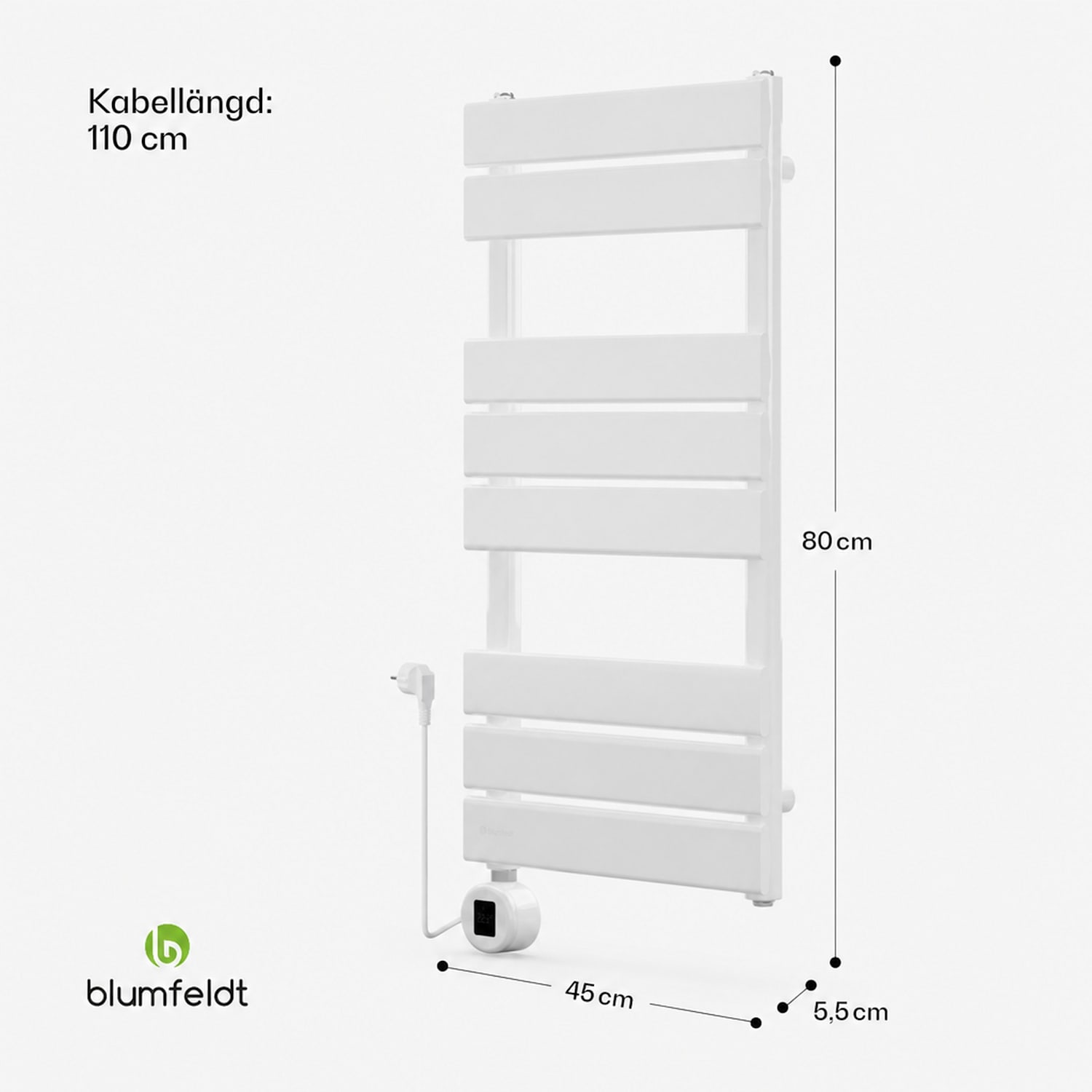Fairmont Smart-radiator 80x45 cm 600 W 80 x 45 cm