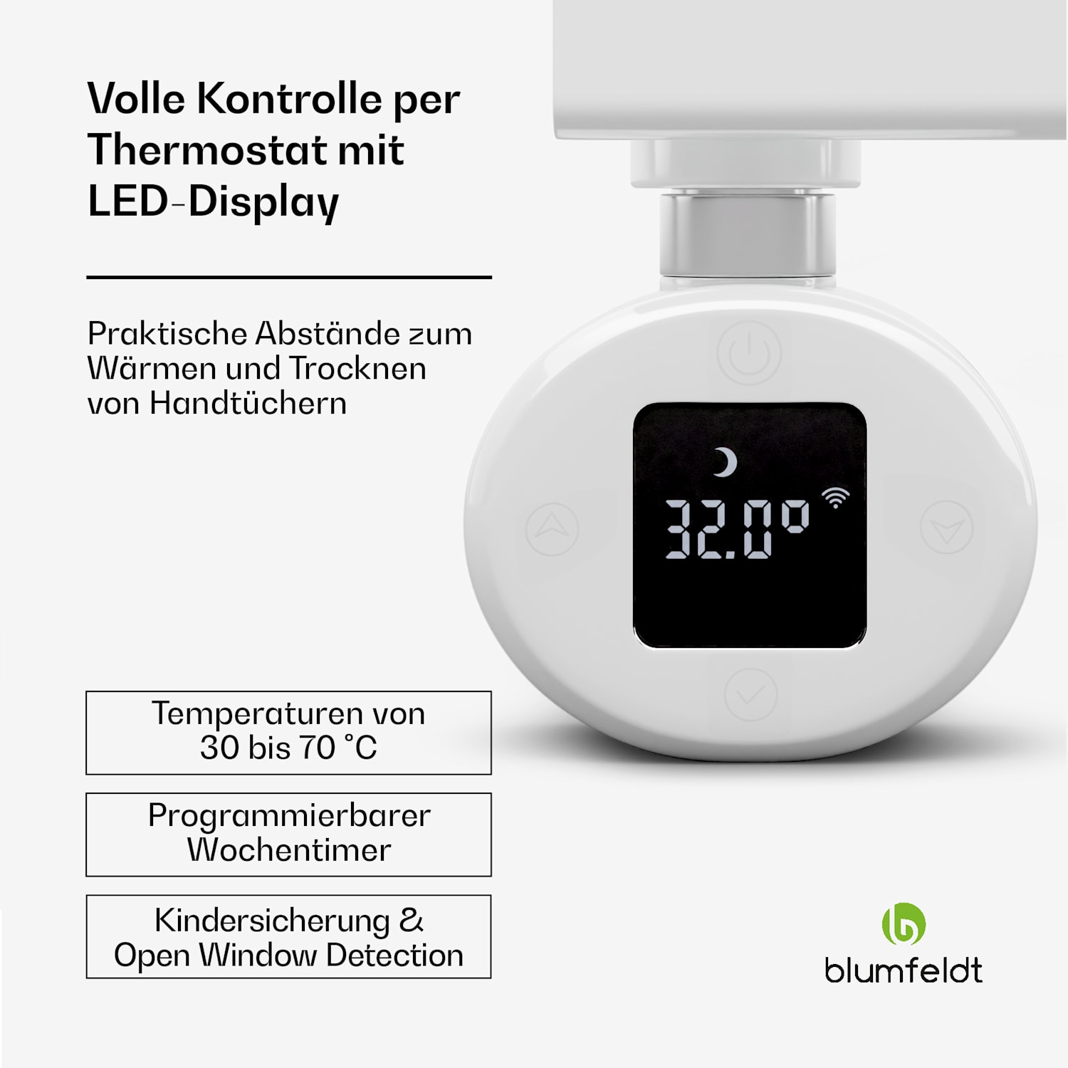 Fairmont Smart Heizkörper 107x50cm 800W 107 x 50 cm