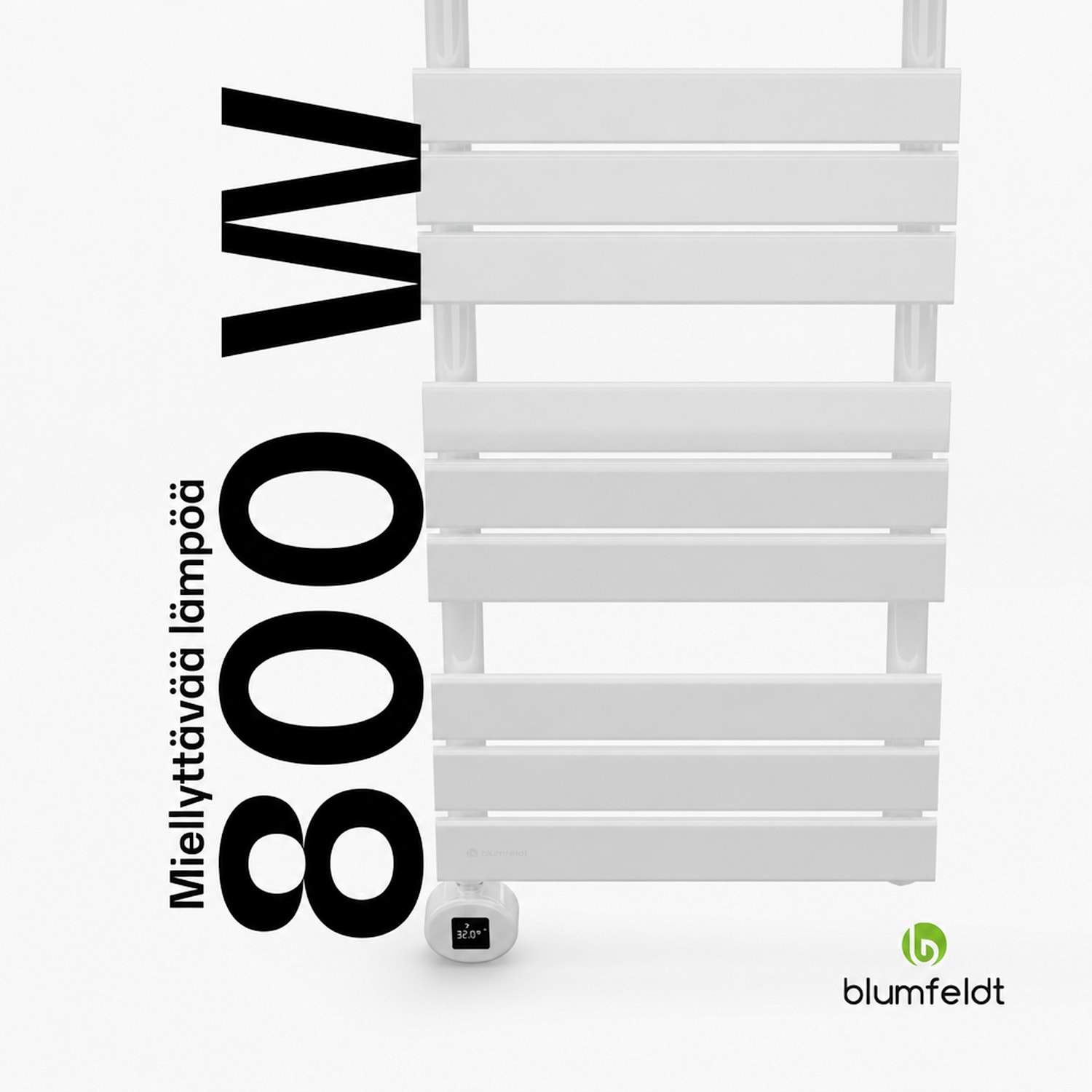 Fairmont Smart lämmitin 107 x 50 cm 800 W 107x50 cm