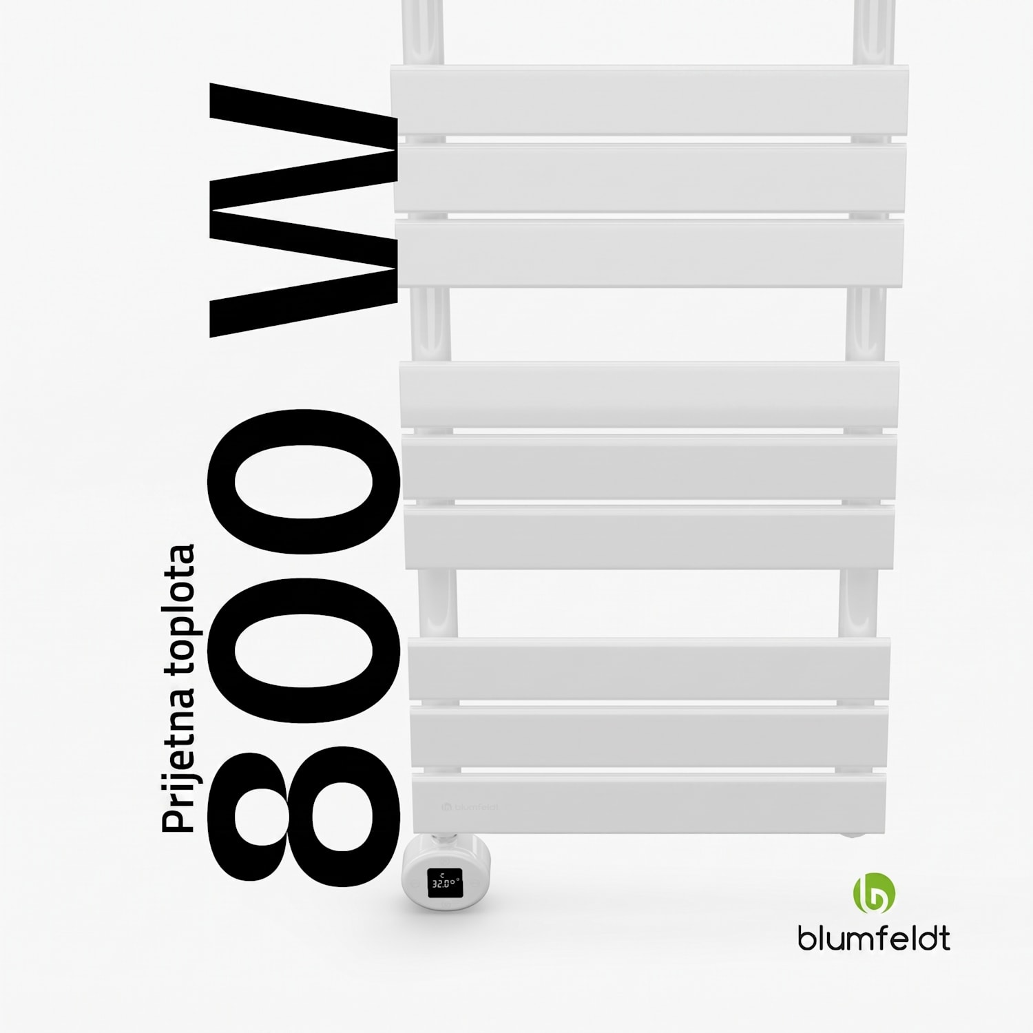 Fairmont Smart, radiator, 107 x 50 cm, 800 W 107 x 50 cm