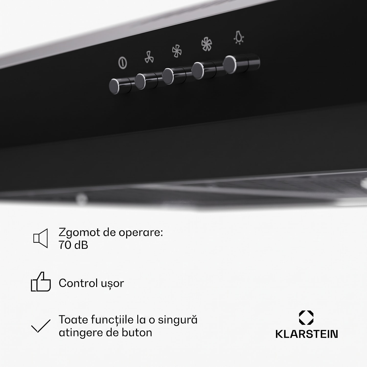 Contempo 90 hotă 90 cm | Negru