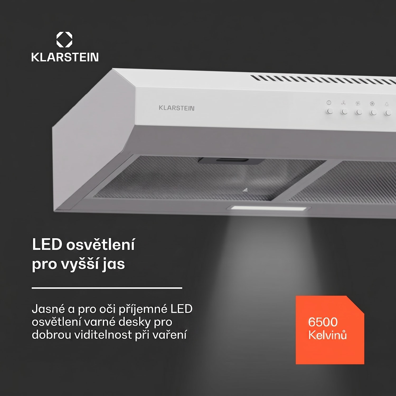 Contempo 60 podvěsná digestoř 60cm 200m³/h LED nerez akryl 60 cm | Blanco