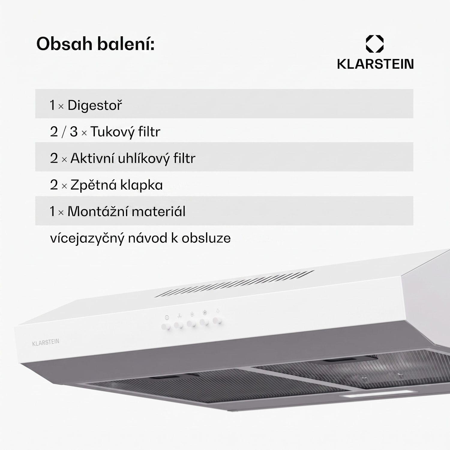Contempo 60 podvěsná digestoř 60cm 200m³/h LED nerez akryl 60 cm | Blanco
